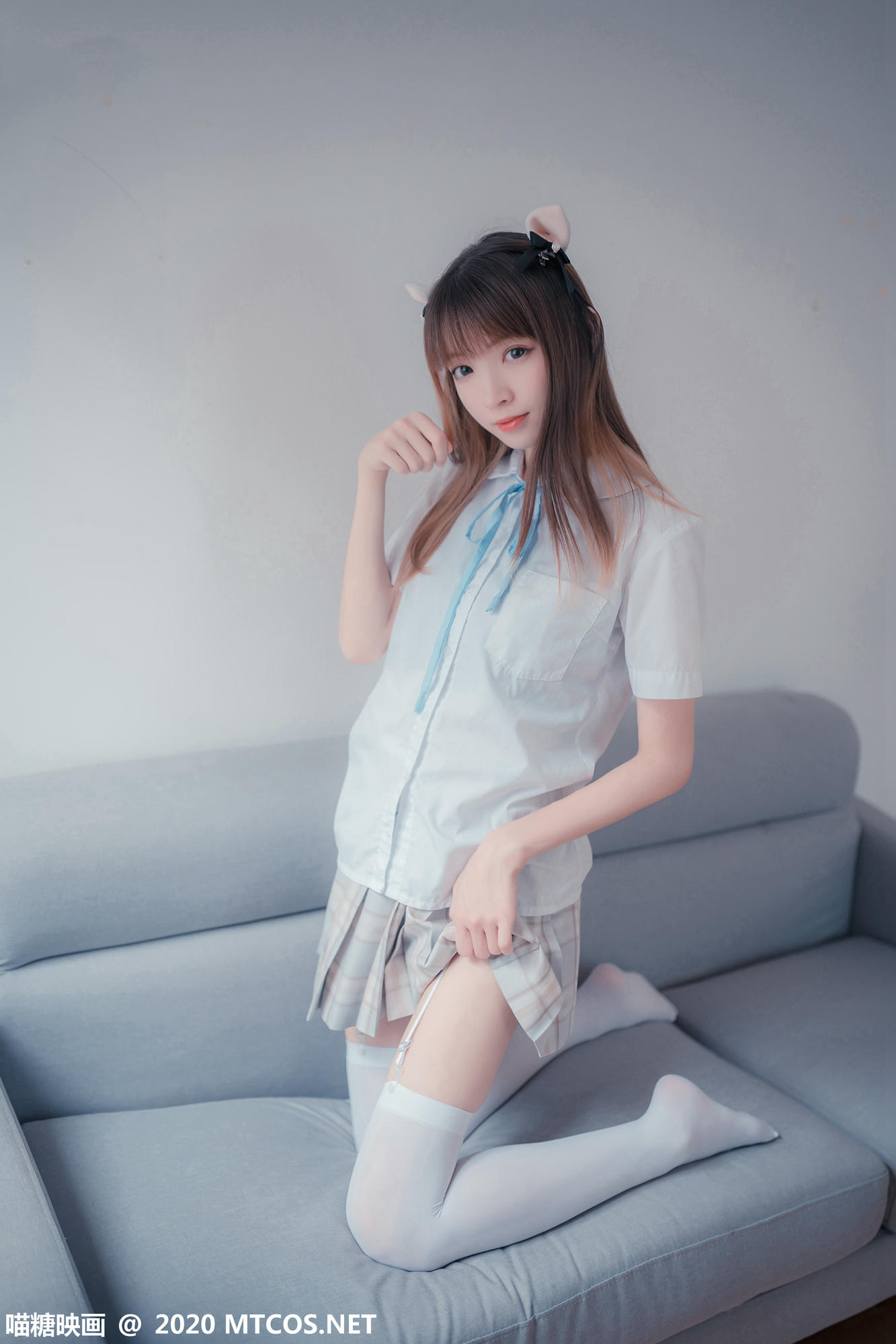 [喵糖映画] JKL.019 猫耳JK制服[45P／297MB]_第1集