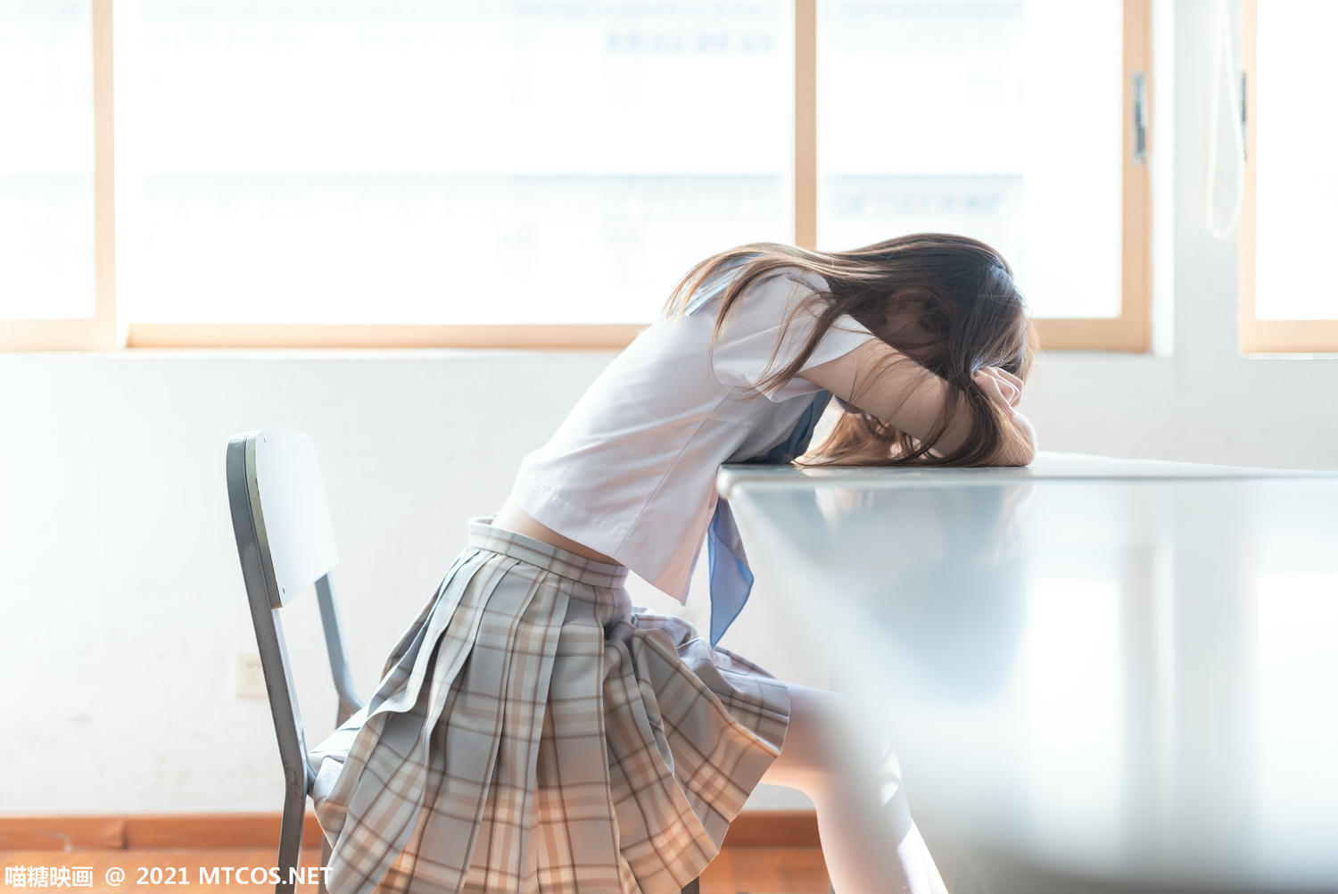 [喵糖映画] VOL.395 值日学妹[37P／68.2MB]_第2集