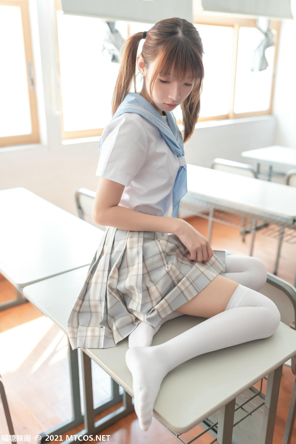 [喵糖映画] VOL.395 值日学妹[37P／68.2MB]_第2集