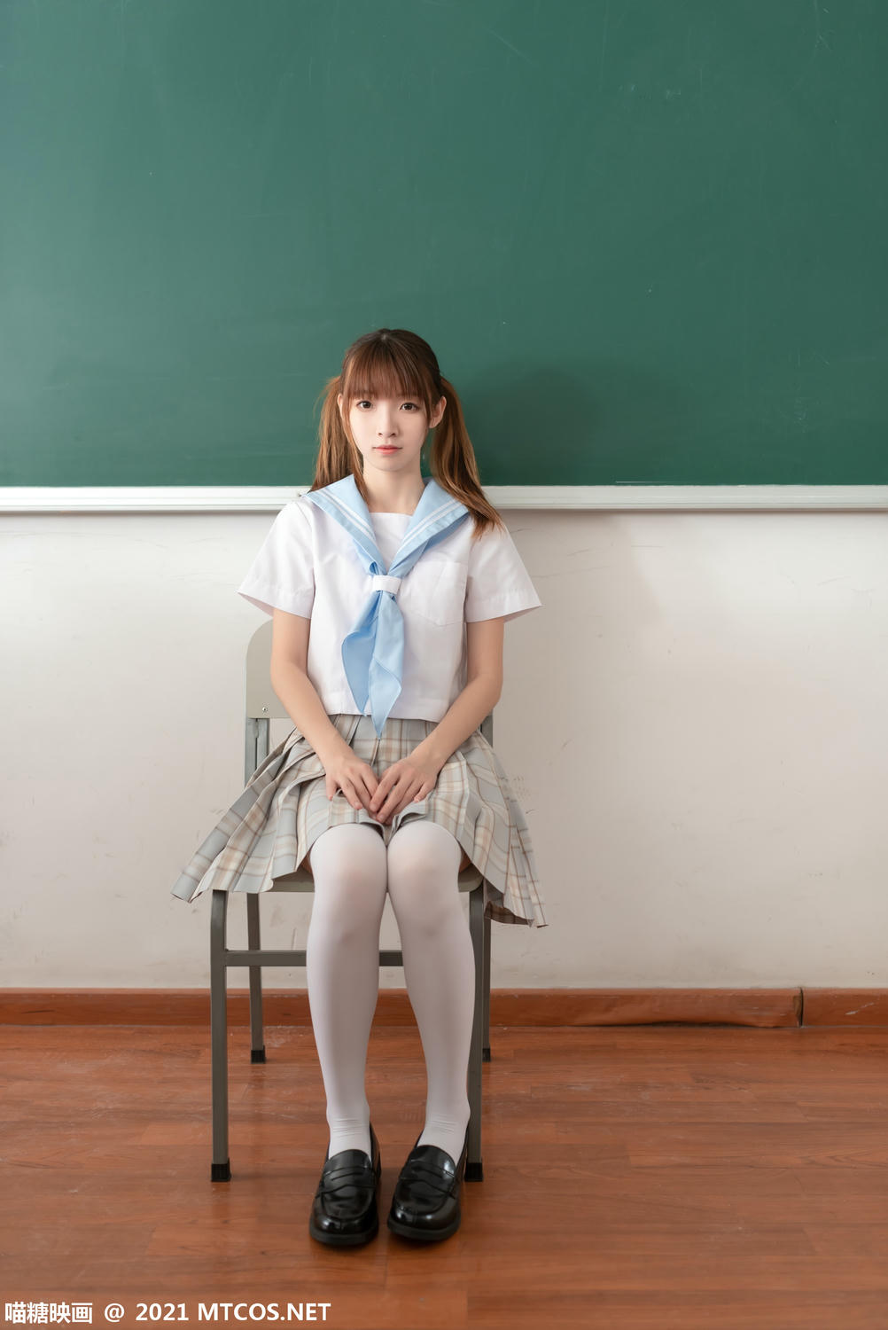 [喵糖映画] VOL.395 值日学妹[37P／68.2MB]_第1集