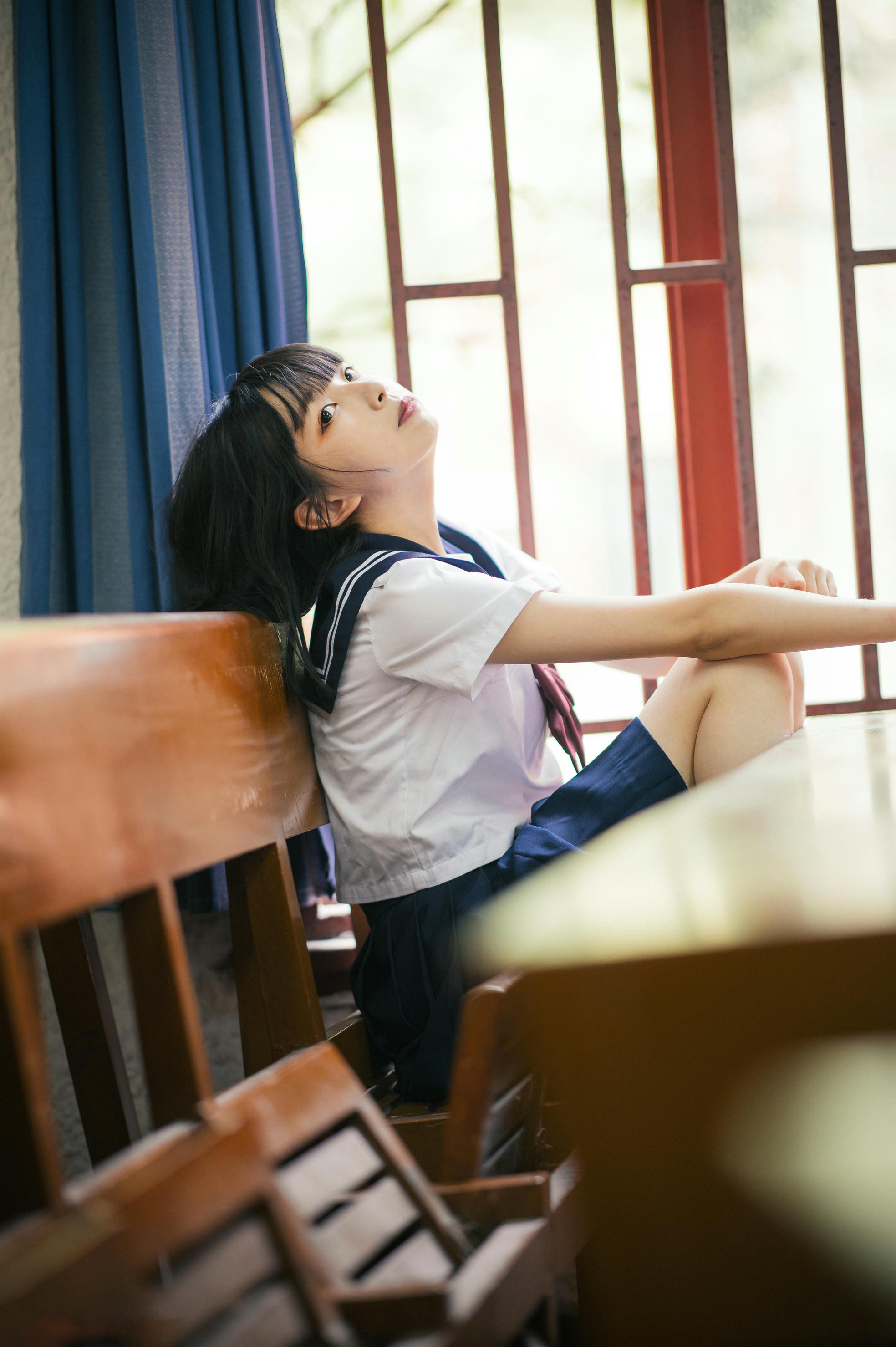 [喵糖映画] VOL.397 课室学妹[22P／148MB]_第1集