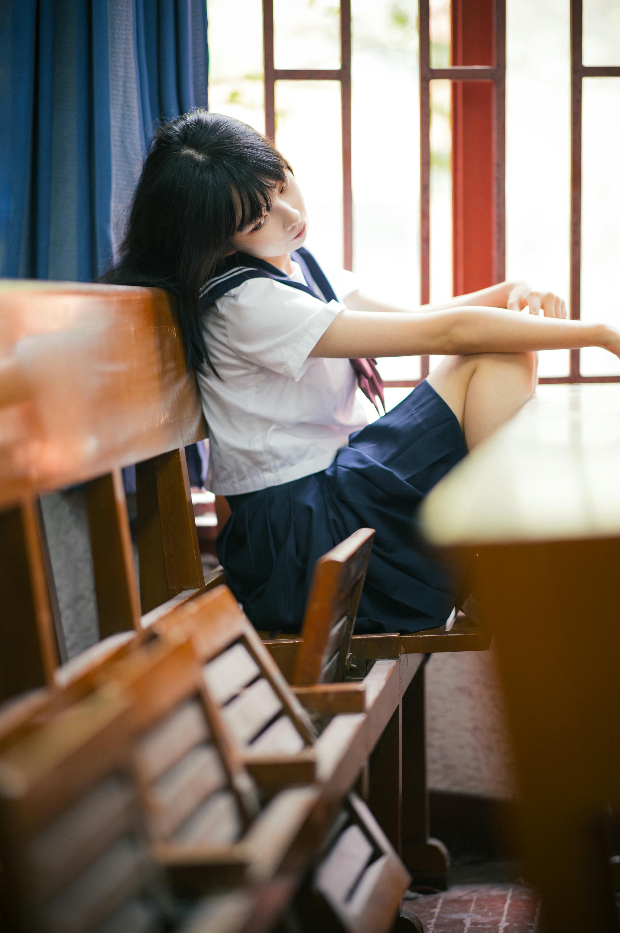 [喵糖映画] VOL.397 课室学妹[22P／148MB]_第1集