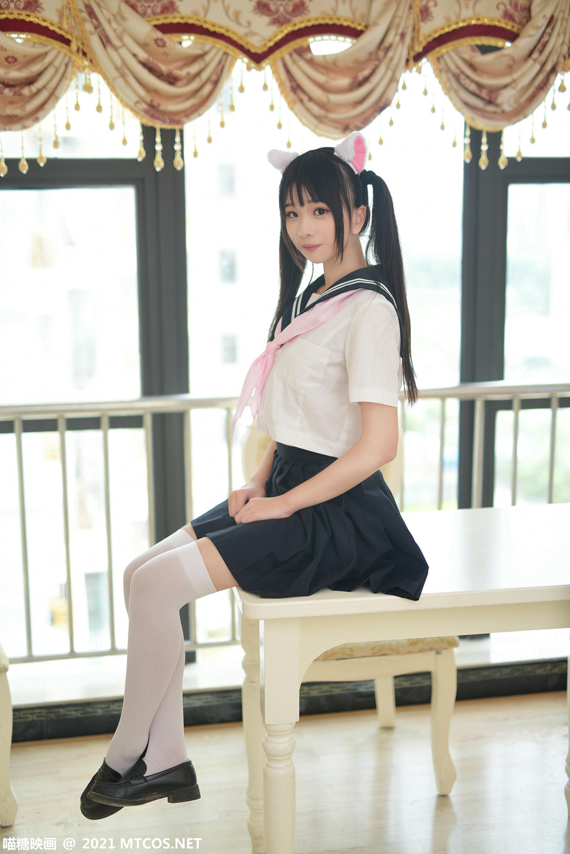 [喵糖映画] VOL.402 JK学妹[47P／546MB]_第1集