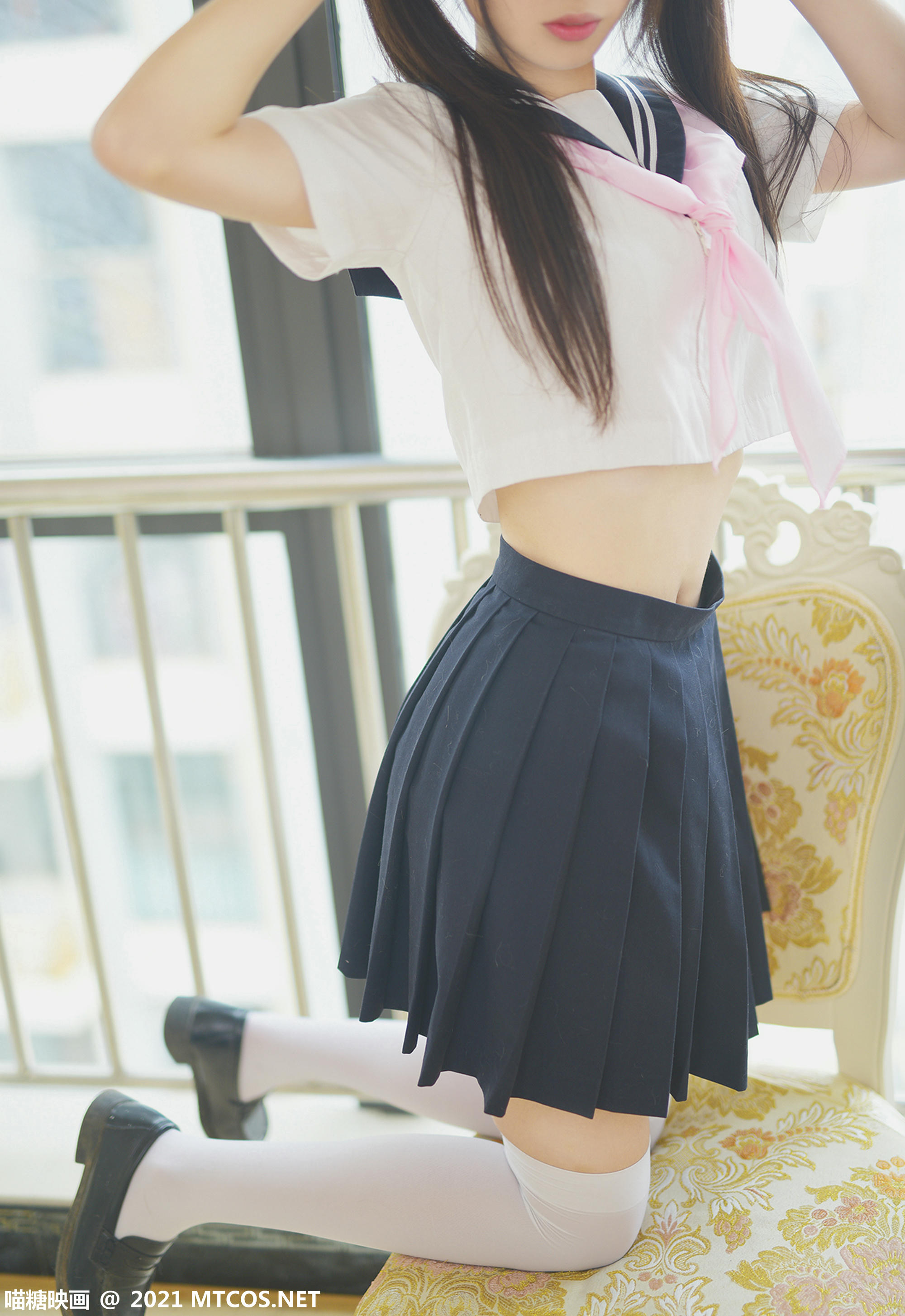 [喵糖映画] VOL.402 JK学妹[47P／546MB]_第1集