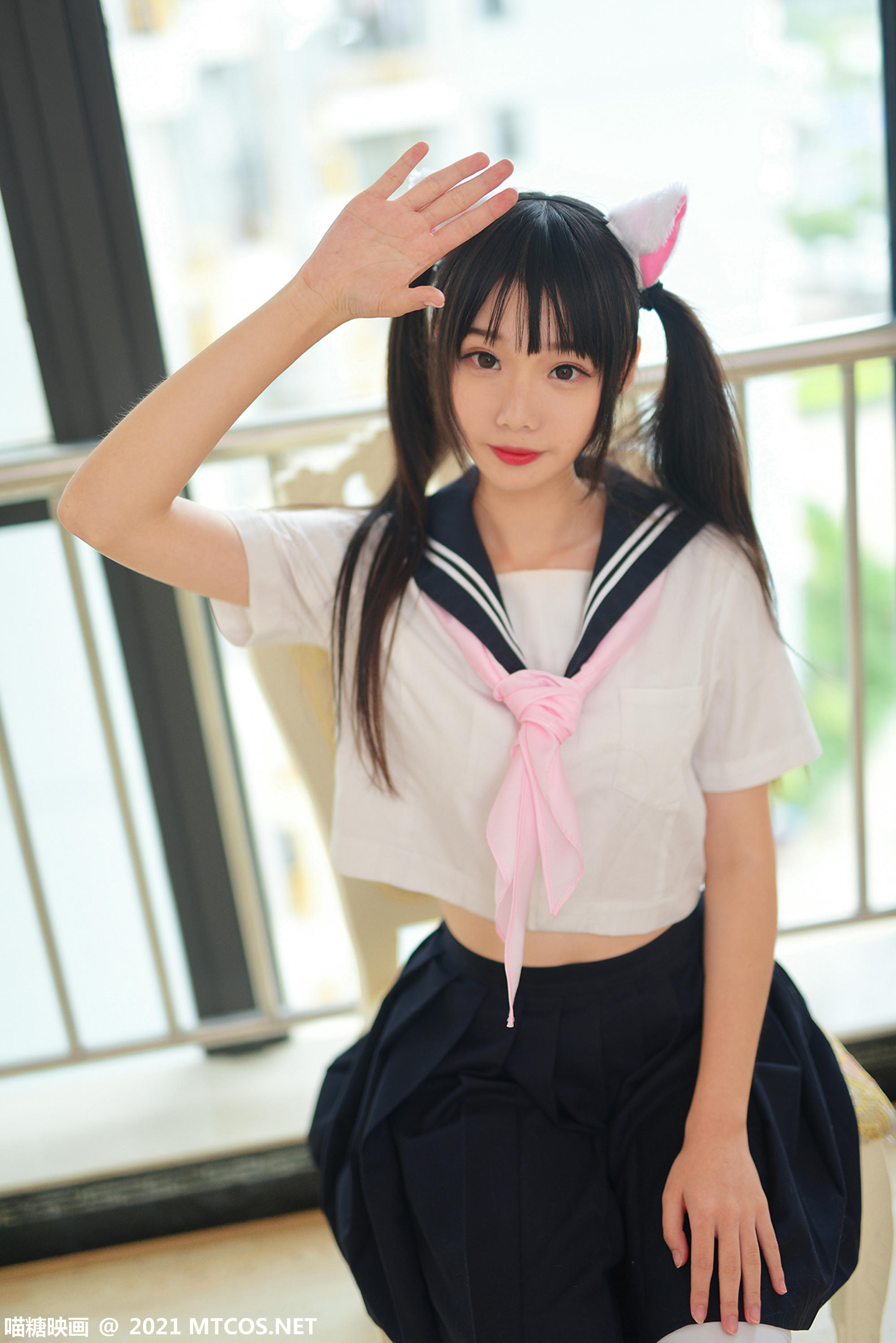 [喵糖映画] VOL.402 JK学妹[47P／546MB]_第1集