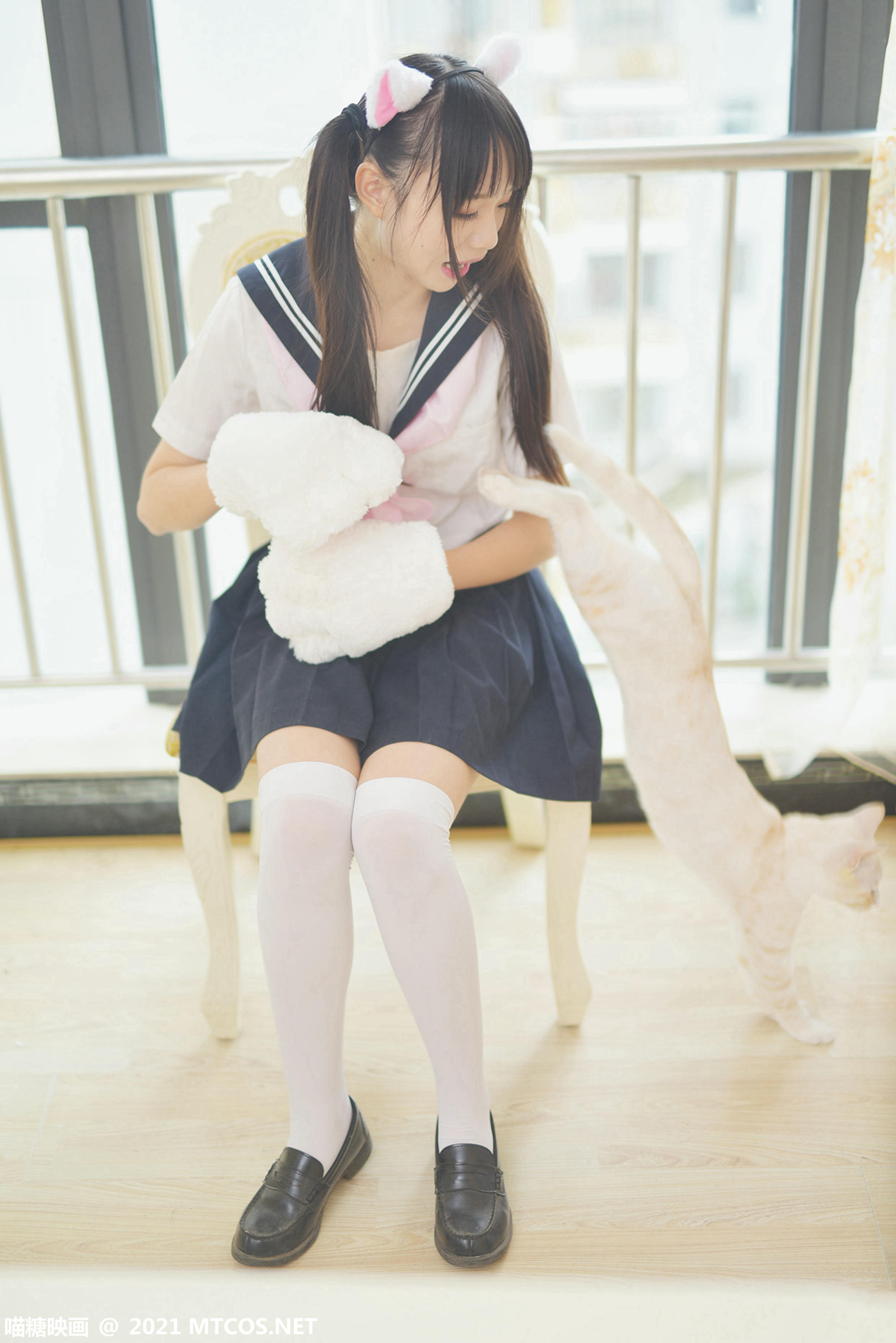 [喵糖映画] VOL.402 JK学妹[47P／546MB]_第2集