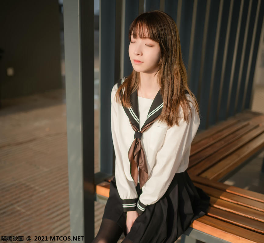 [喵糖映画] VOL.409 黄昏下的JK[33P／75.8MB]_第2集