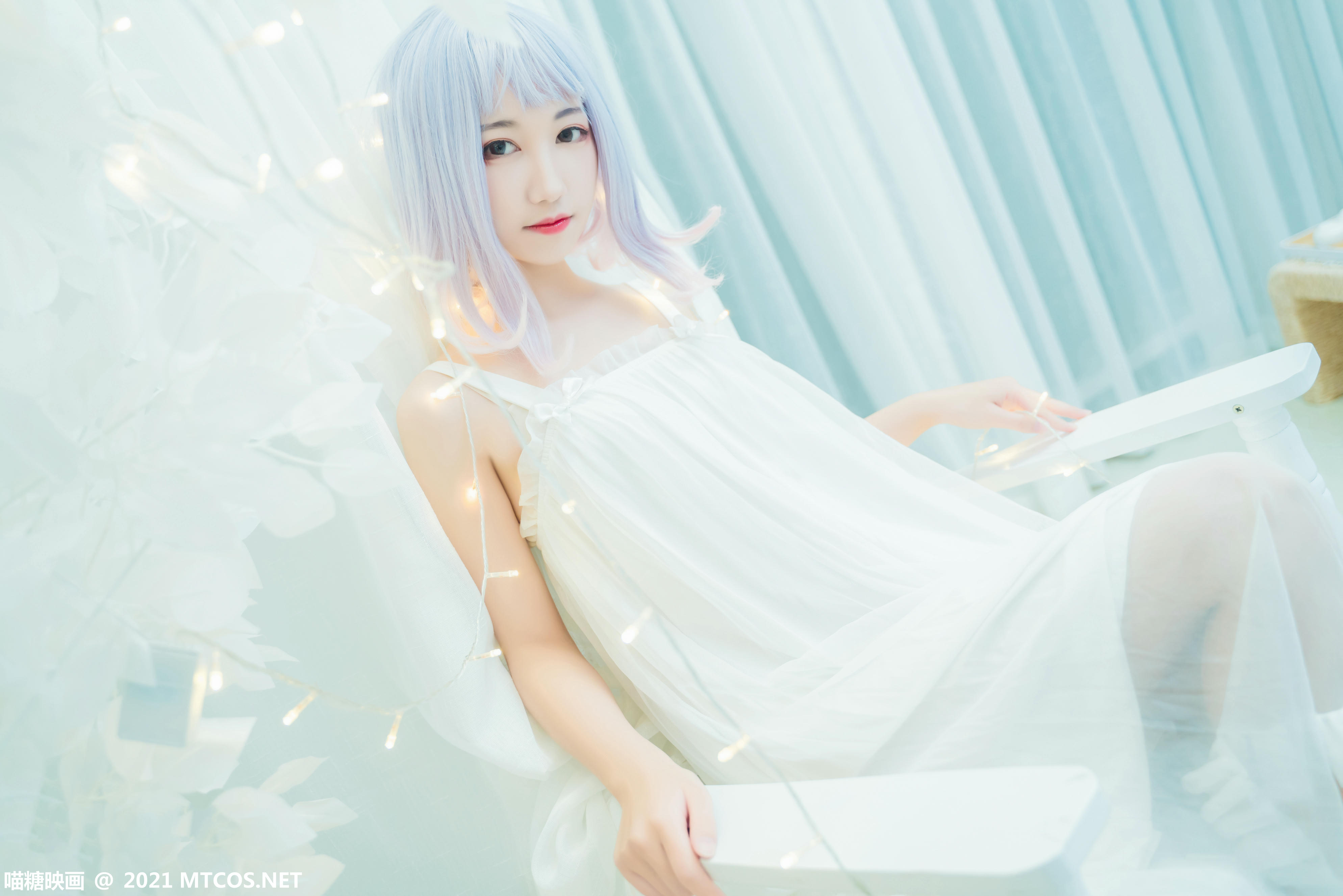 [喵糖映画] VOL.411 白纱裙[38P／596MB]_第1集