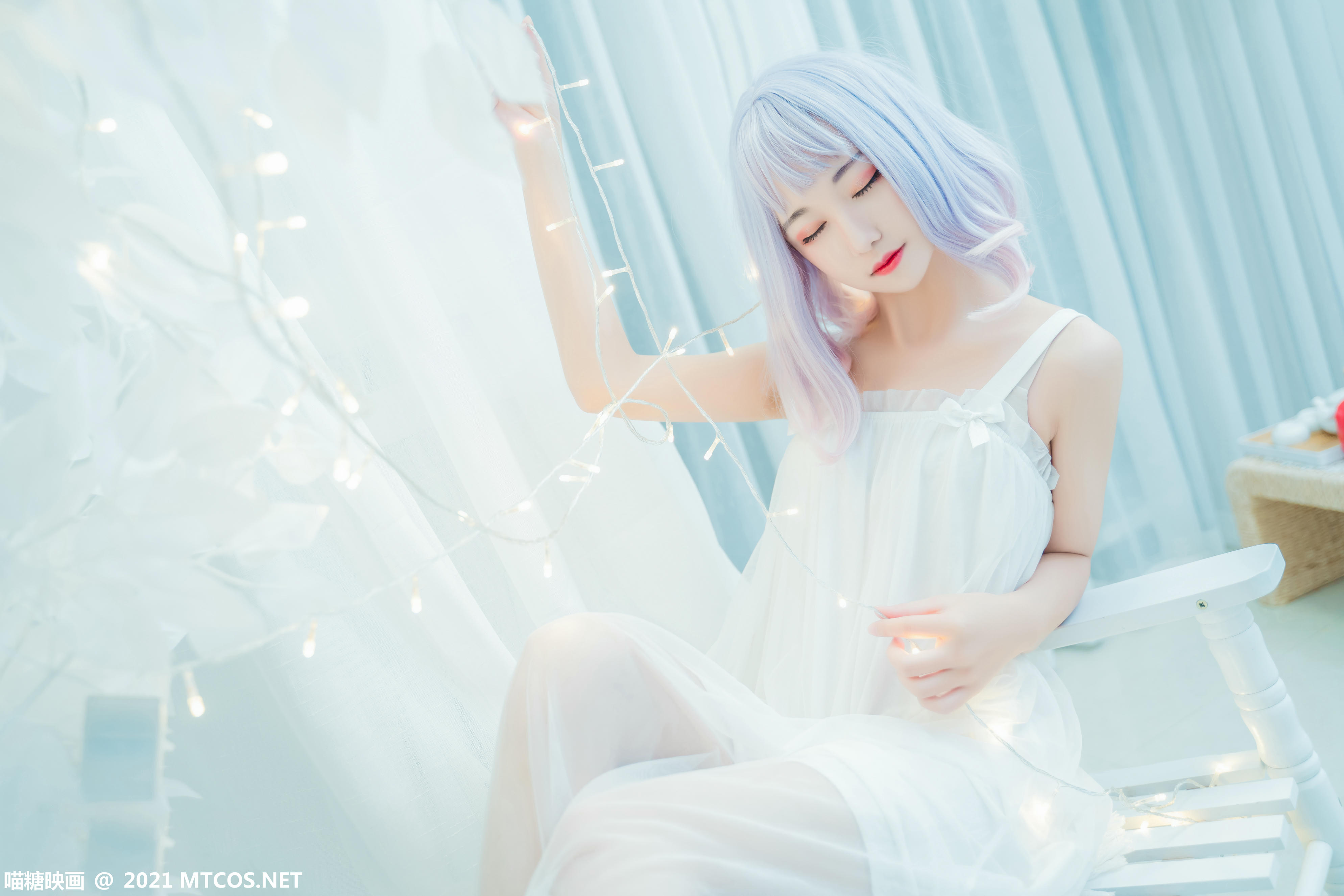 [喵糖映画] VOL.411 白纱裙[38P／596MB]_第1集