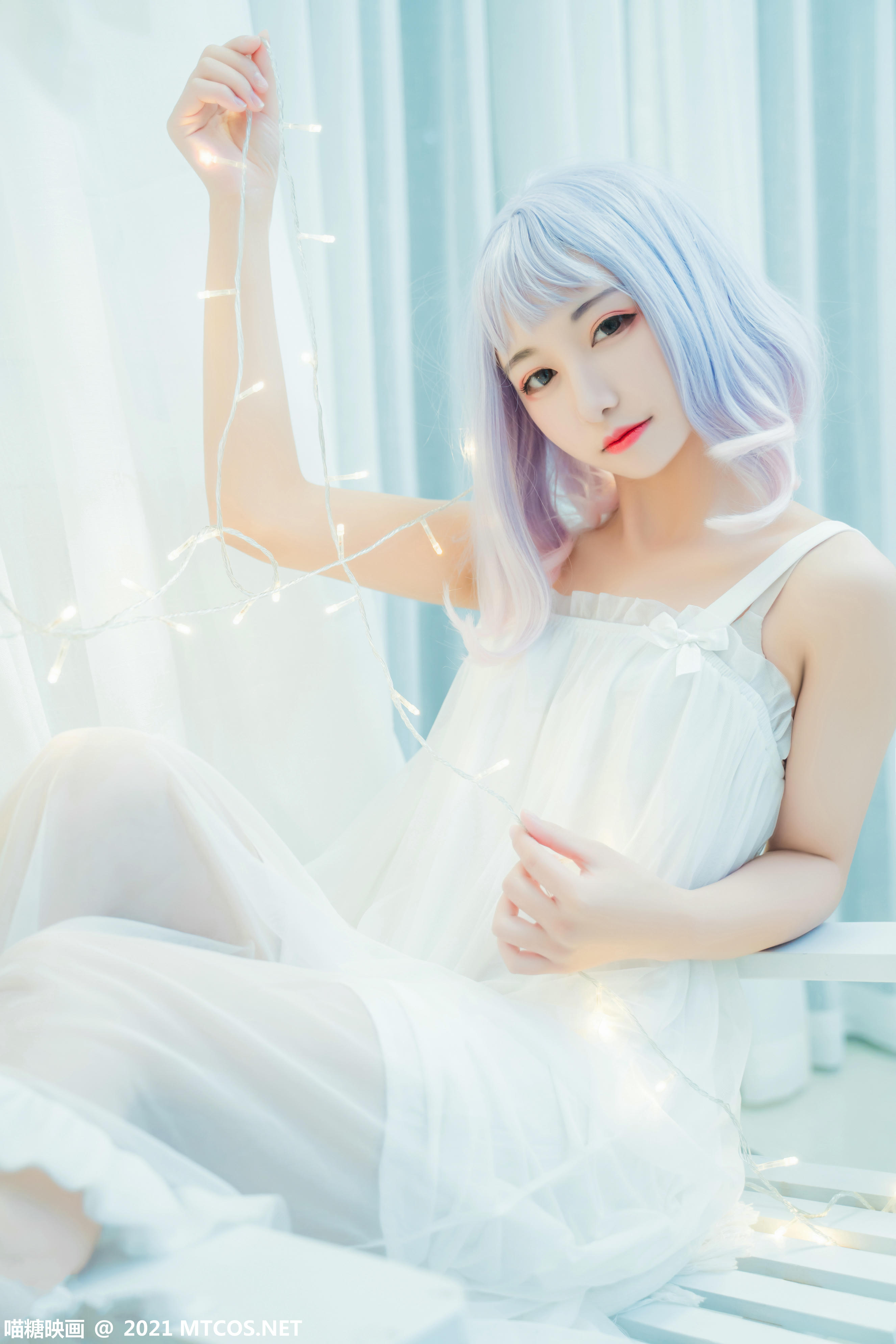 [喵糖映画] VOL.411 白纱裙[38P／596MB]_第1集