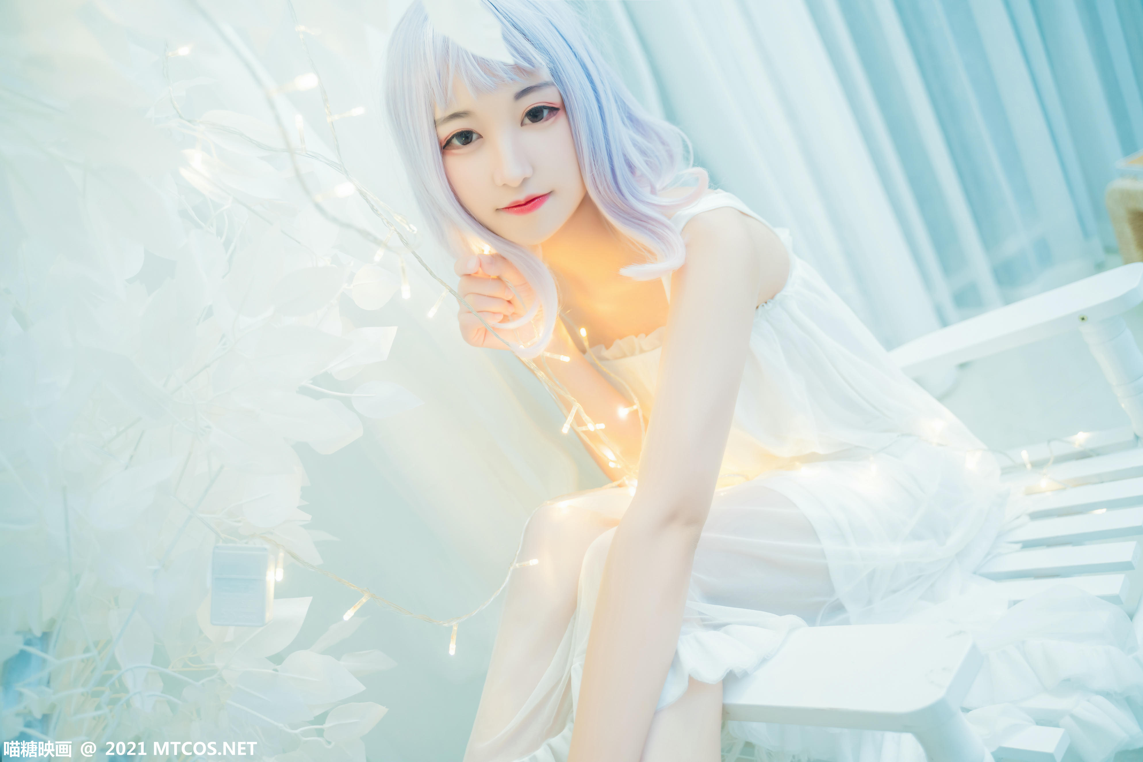 [喵糖映画] VOL.411 白纱裙[38P／596MB]_第1集