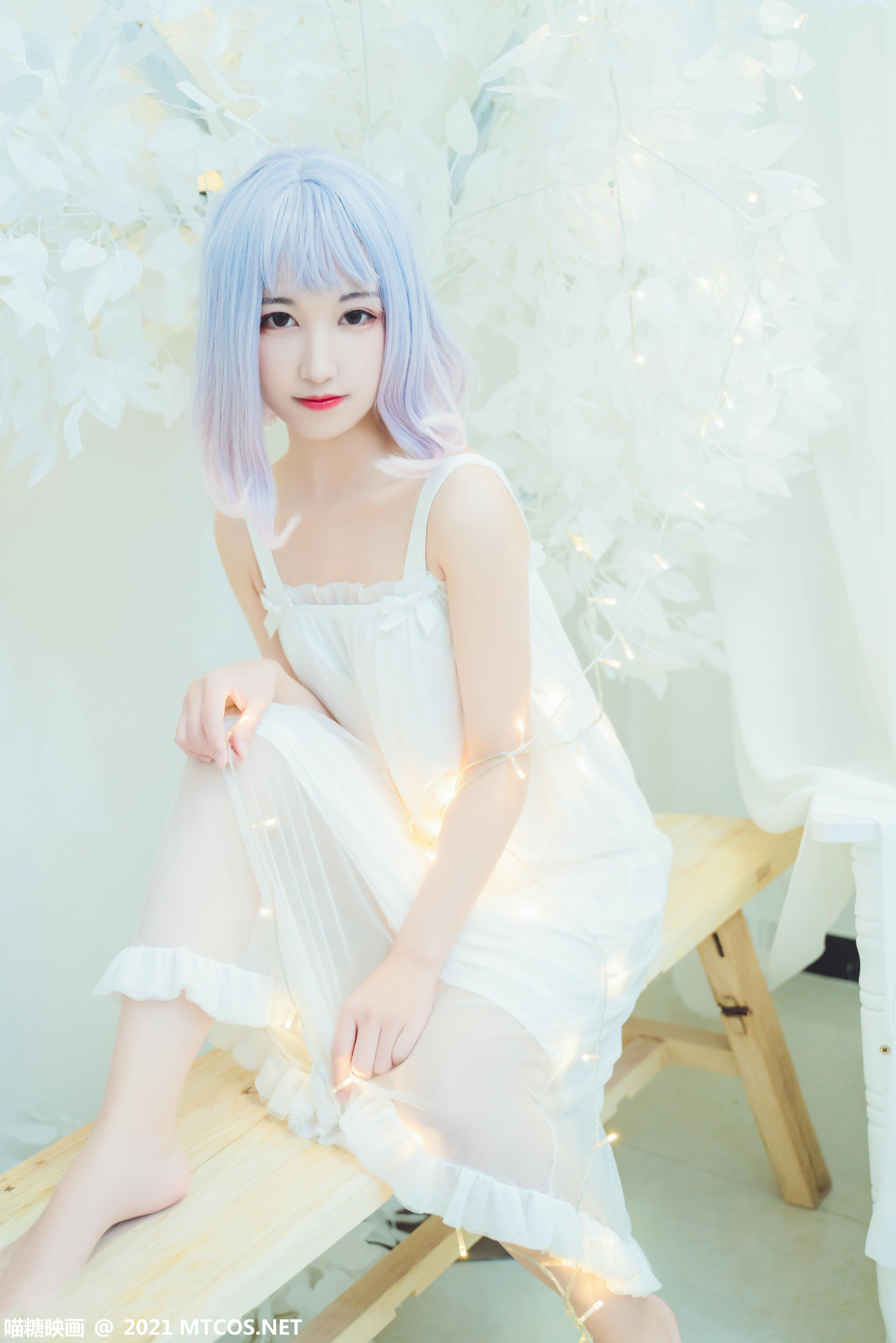 [喵糖映画] VOL.411 白纱裙[38P／596MB]_第1集