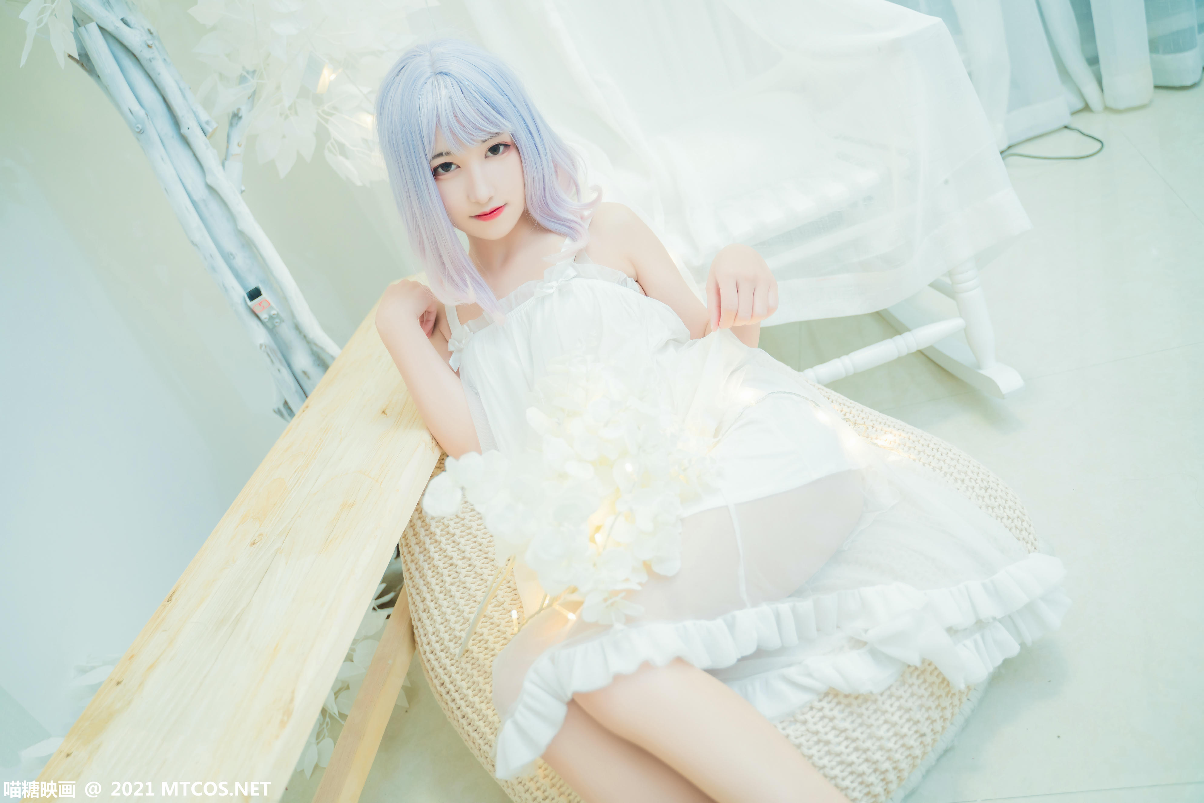 [喵糖映画] VOL.411 白纱裙[38P／596MB]_第2集