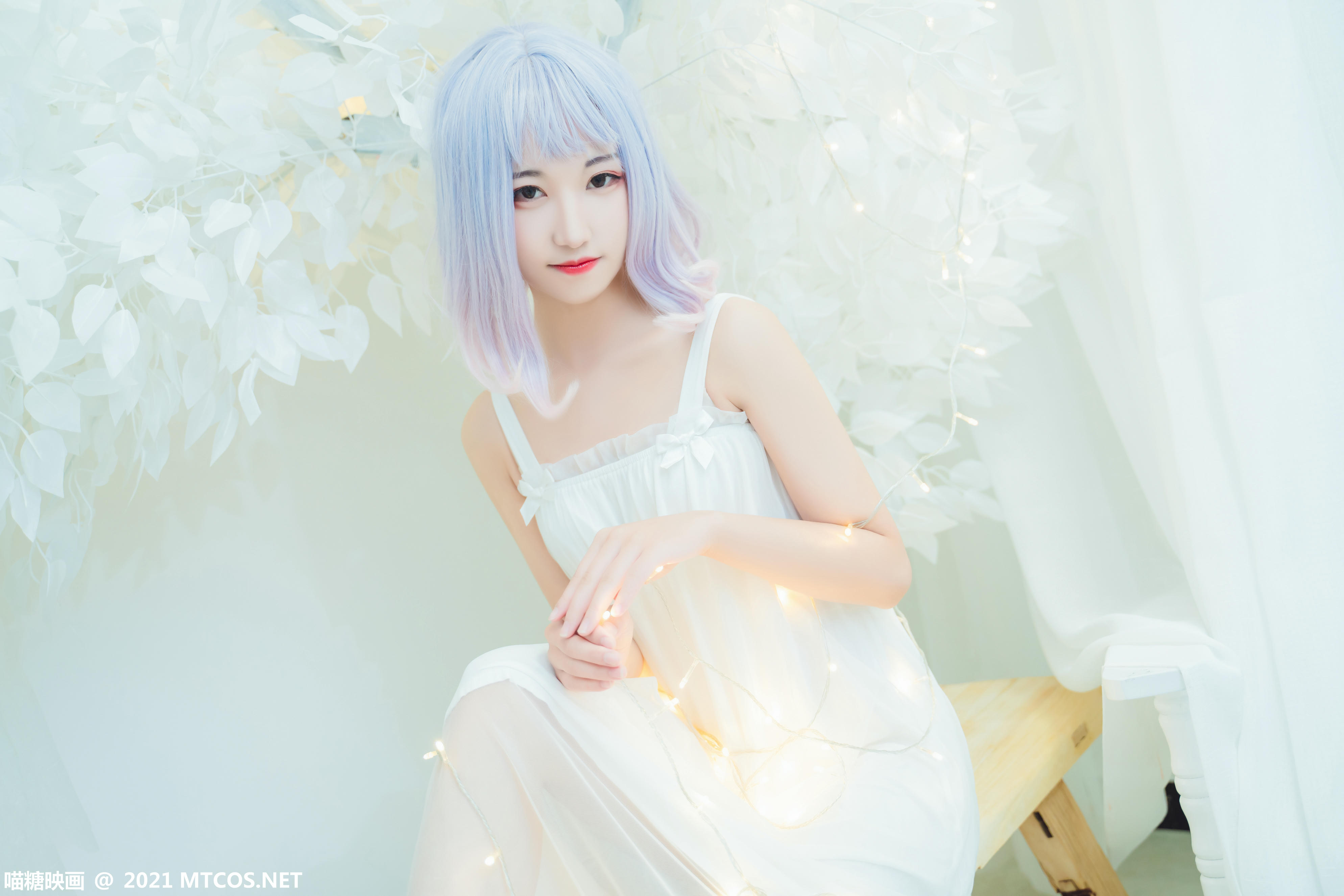 [喵糖映画] VOL.411 白纱裙[38P／596MB]_第1集