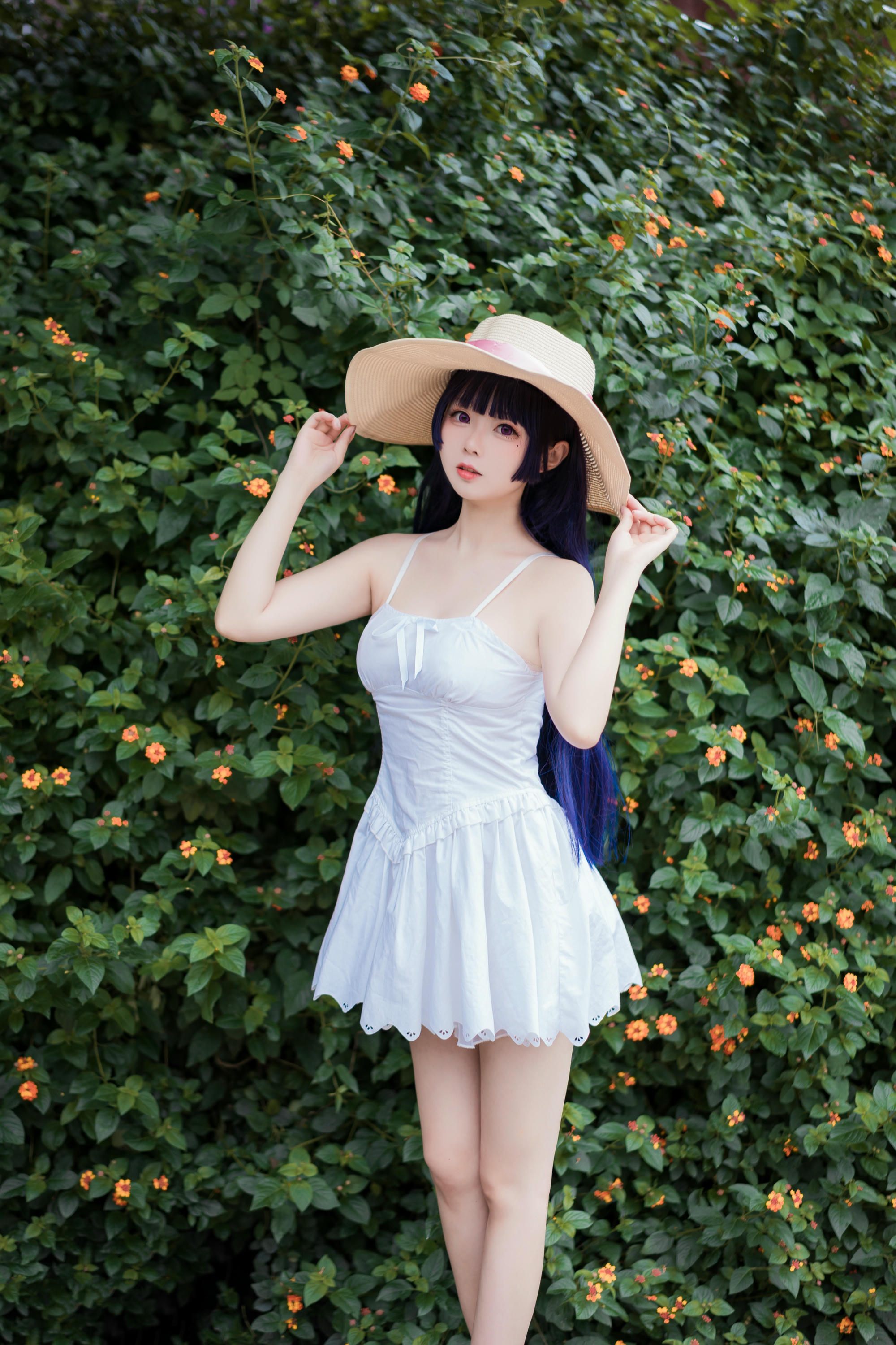 [喵糖映画] VOL.414 花园白裙[37P-402MB]_第1集