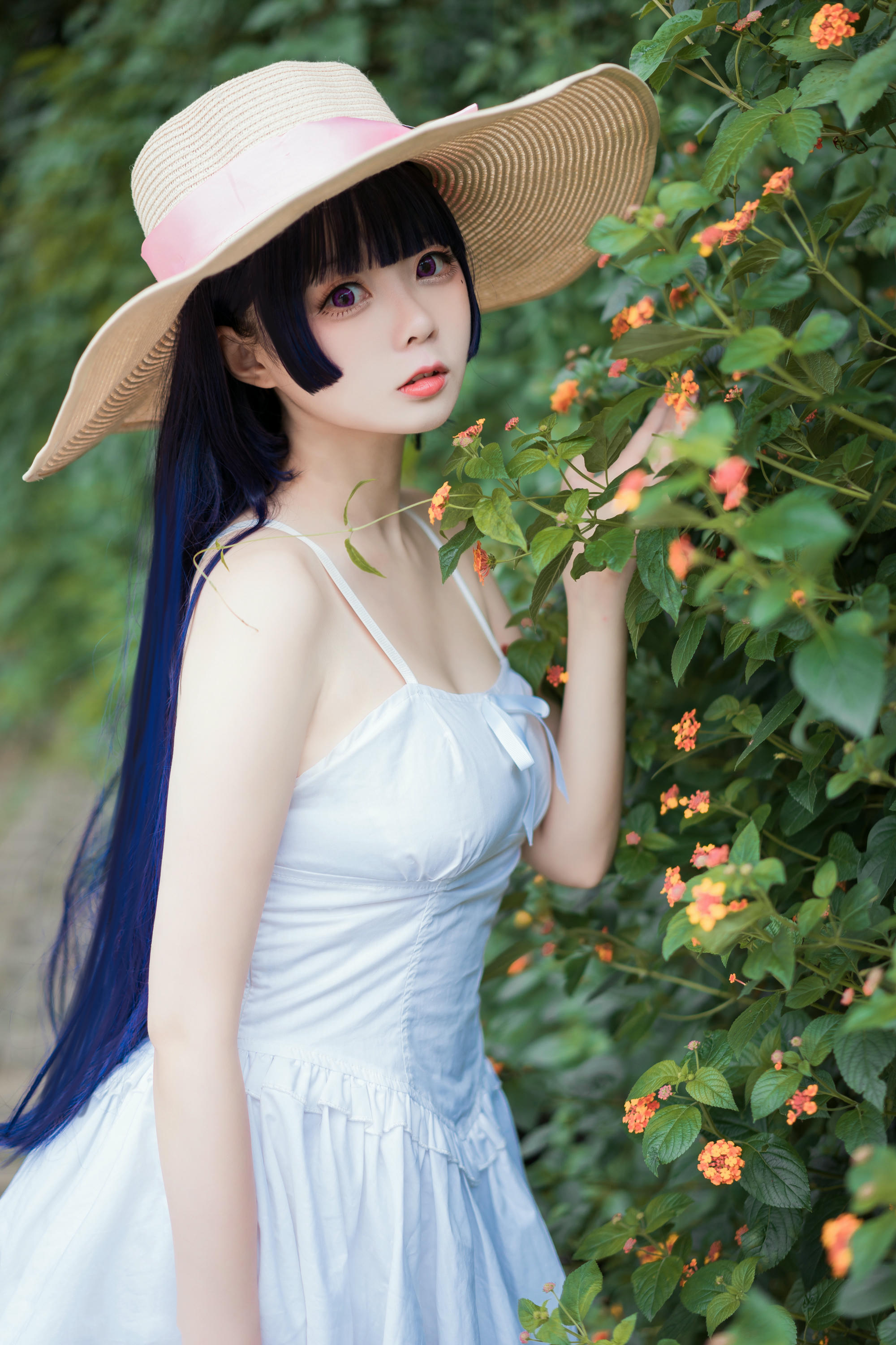 [喵糖映画] VOL.414 花园白裙[37P-402MB]_第1集