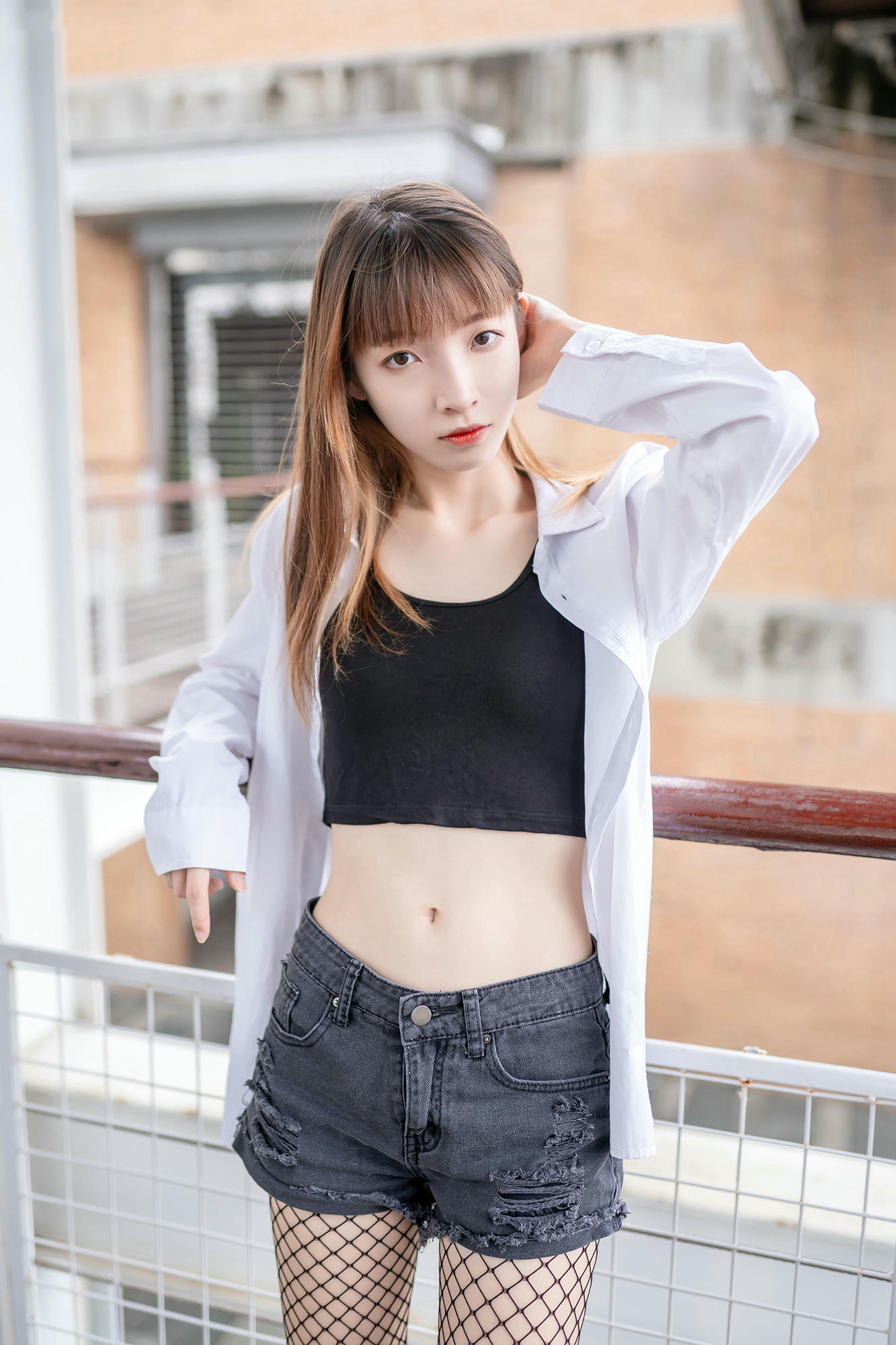 [喵糖映画] VOL.422 网袜少女[50P／280MB]_第1集