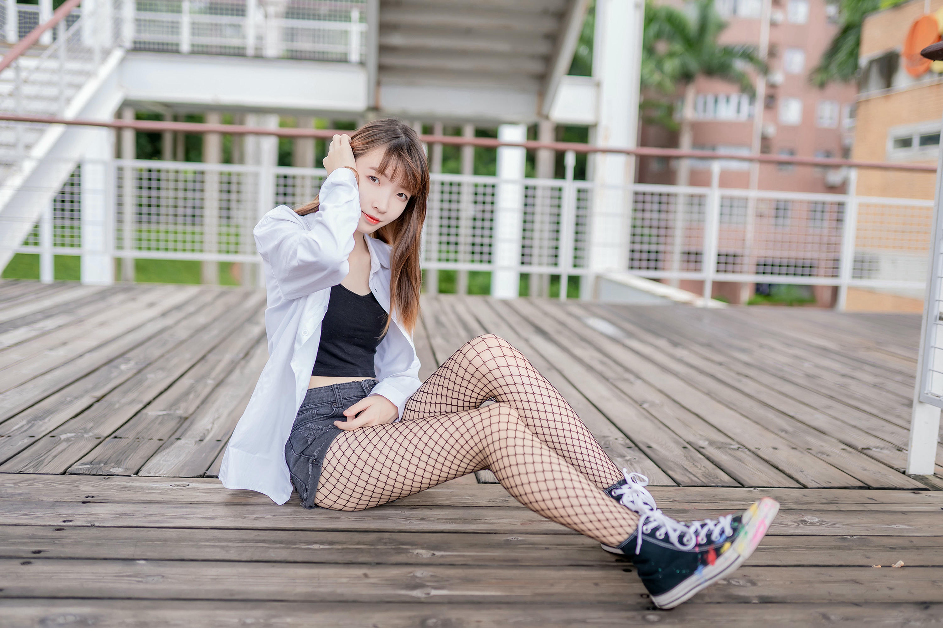 [喵糖映画] VOL.422 网袜少女[50P／280MB]_第1集