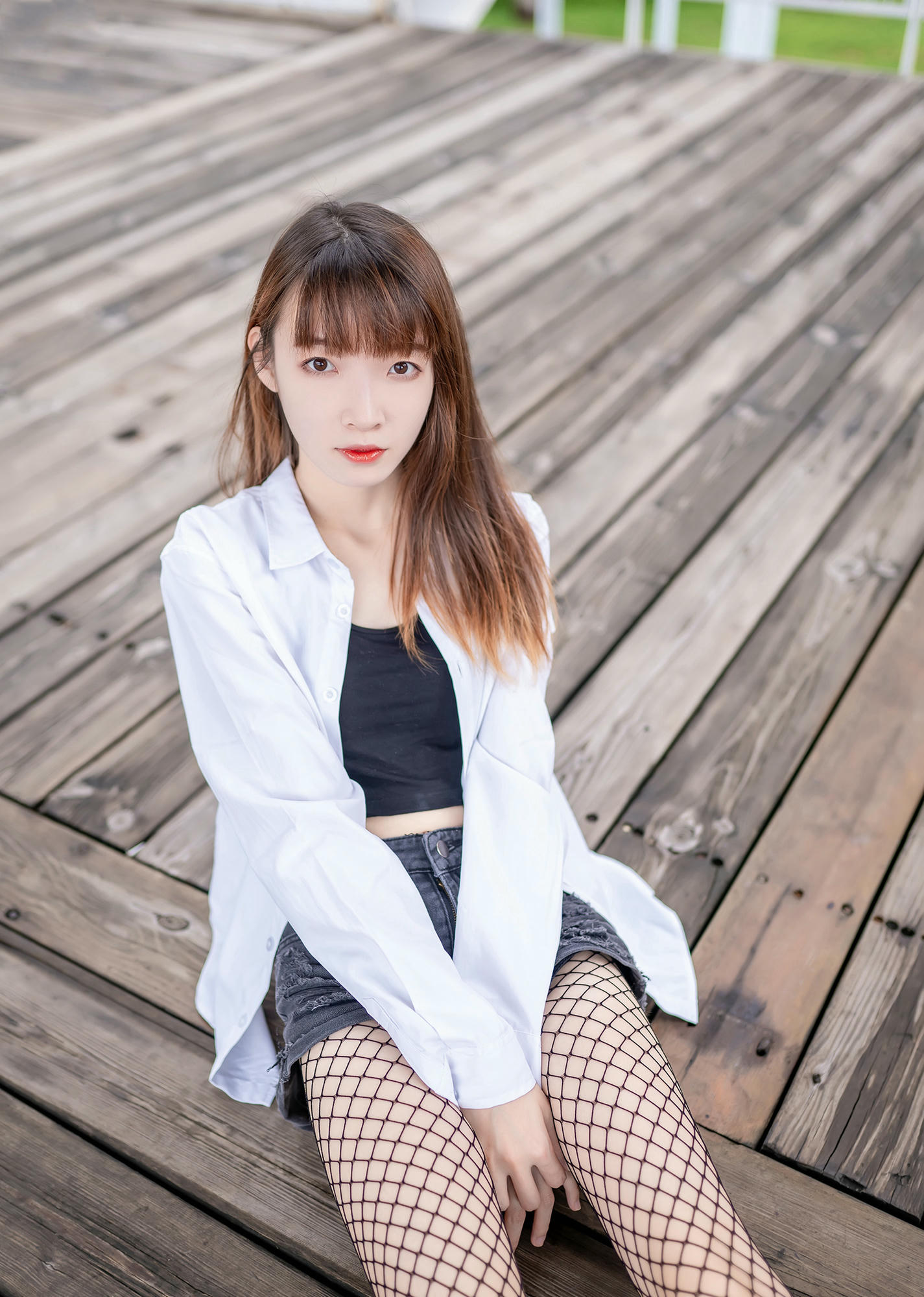 [喵糖映画] VOL.422 网袜少女[50P／280MB]_第1集