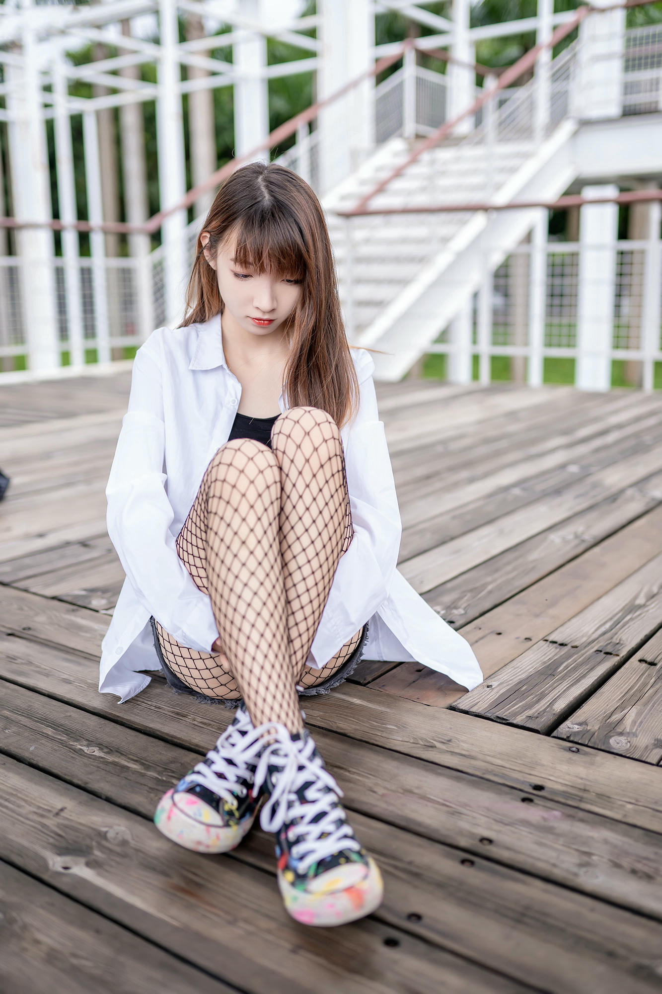 [喵糖映画] VOL.422 网袜少女[50P／280MB]_第1集