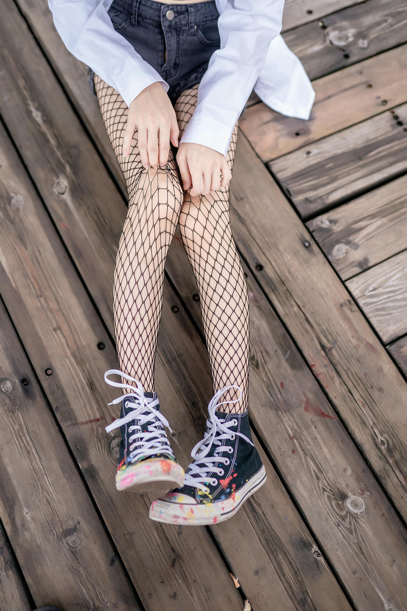 [喵糖映画] VOL.422 网袜少女[50P／280MB]_第1集