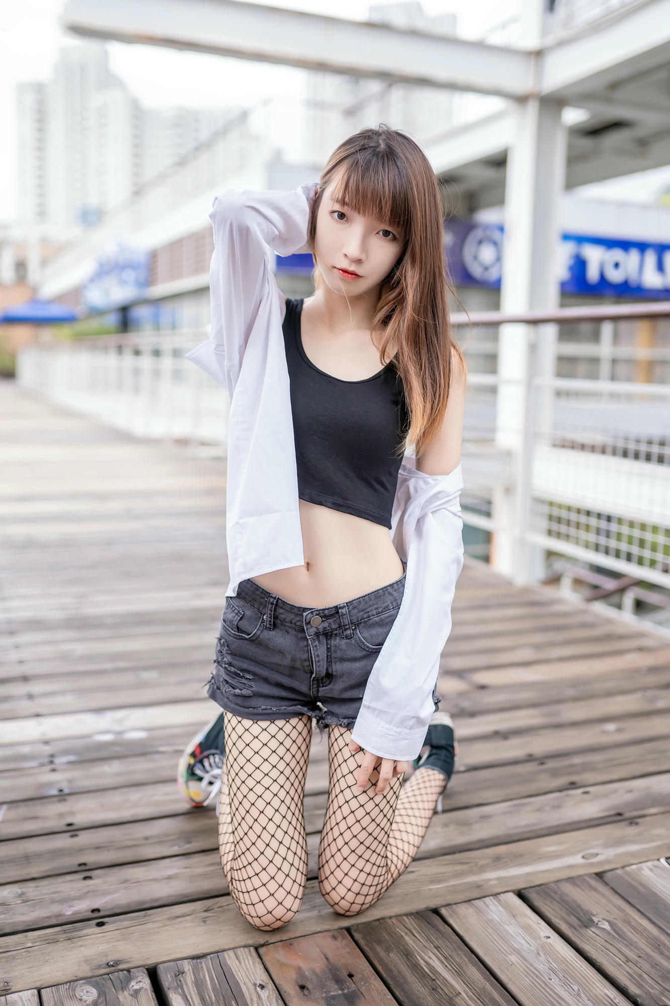 [喵糖映画] VOL.422 网袜少女[50P／280MB]_第1集