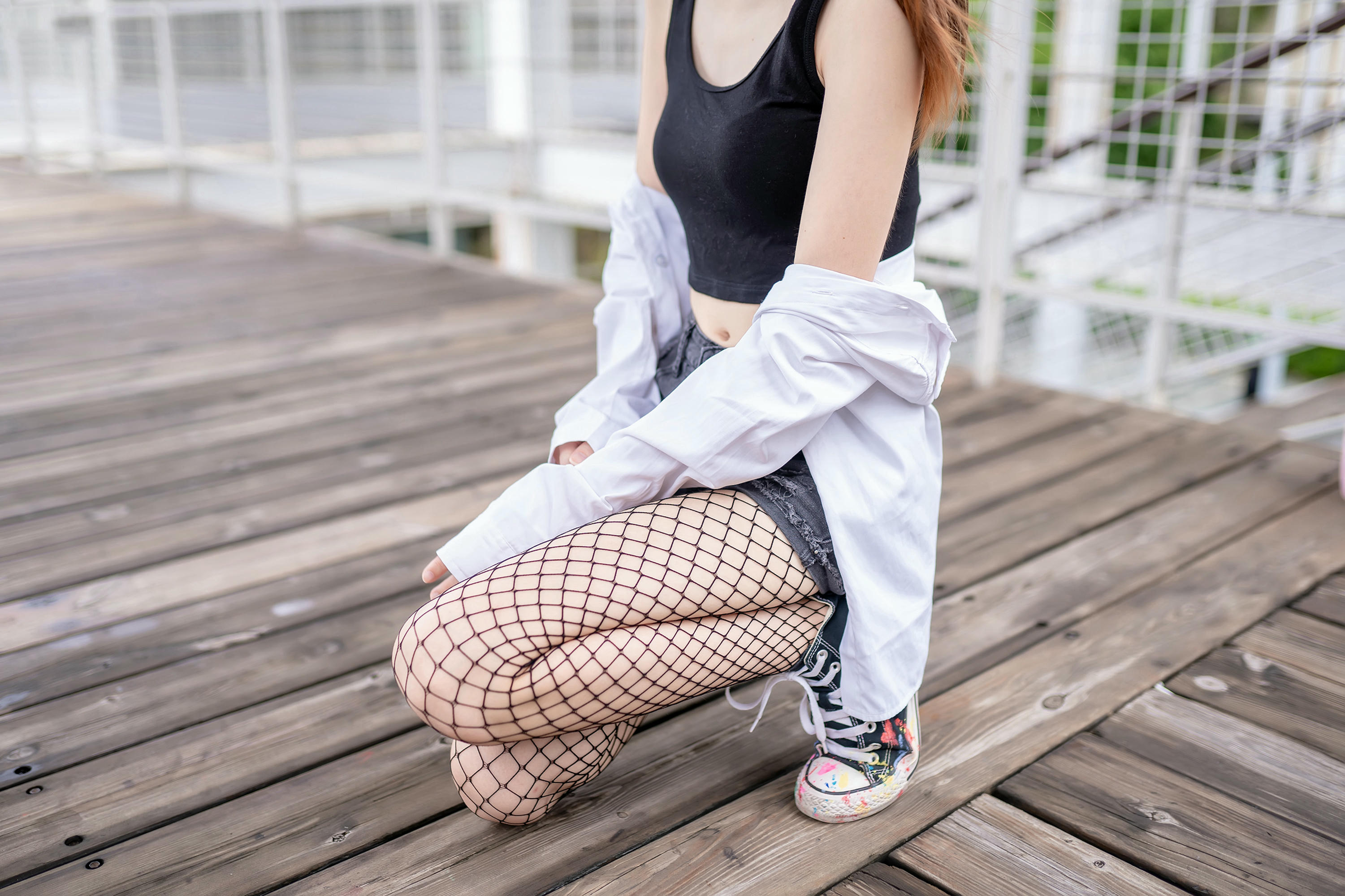 [喵糖映画] VOL.422 网袜少女[50P／280MB]_第2集