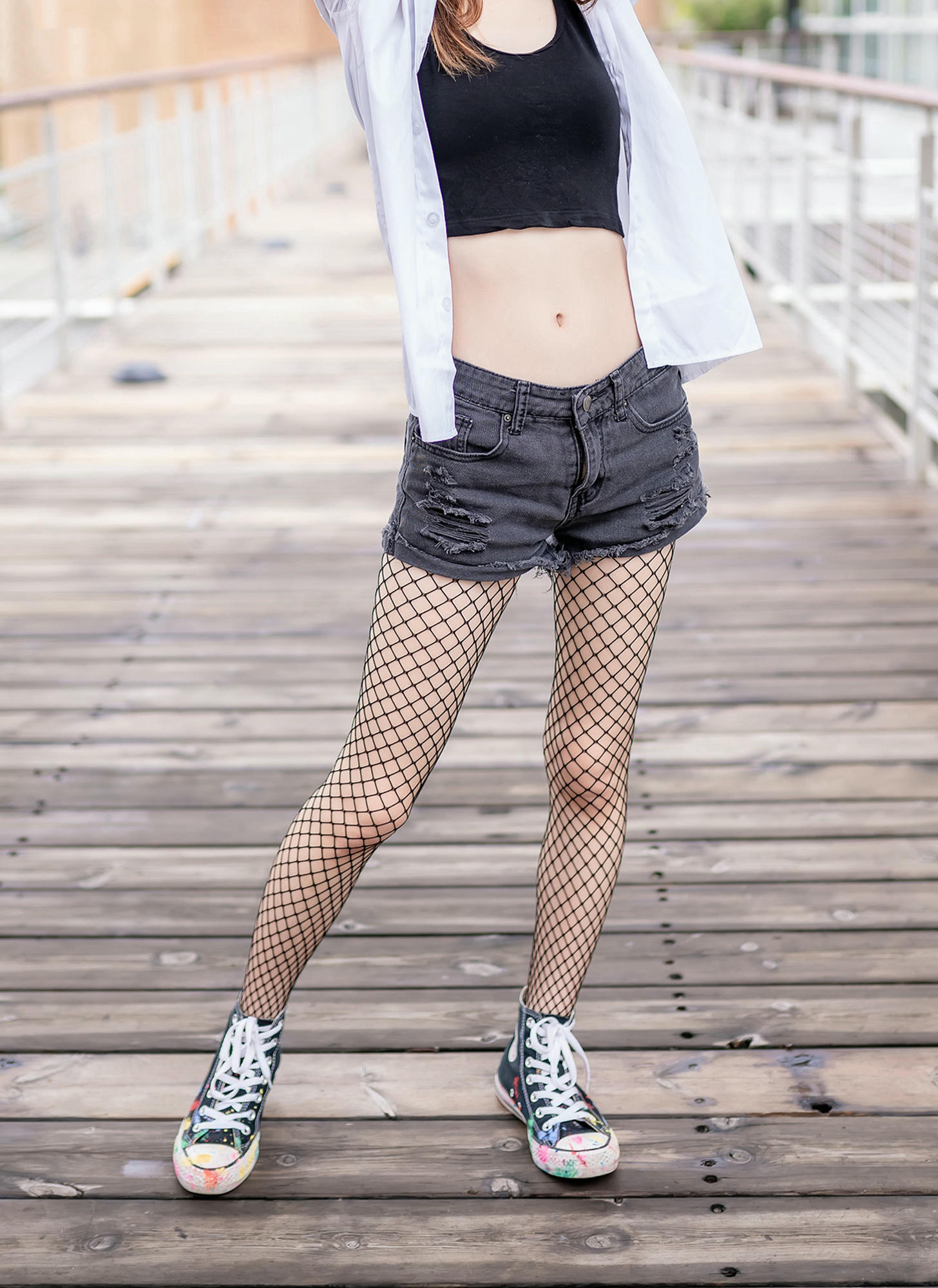 [喵糖映画] VOL.422 网袜少女[50P／280MB]_第2集