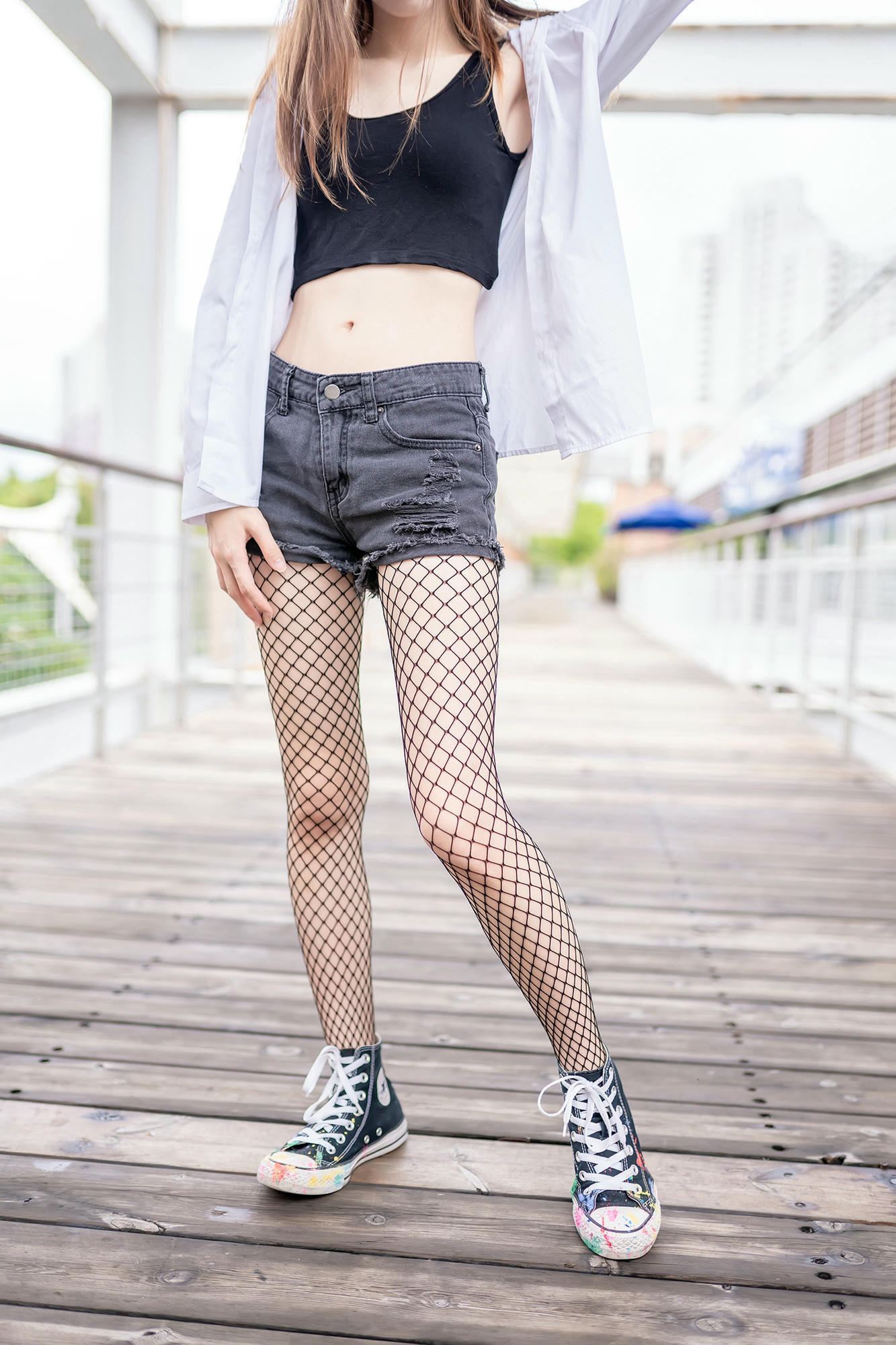 [喵糖映画] VOL.422 网袜少女[50P／280MB]_第2集