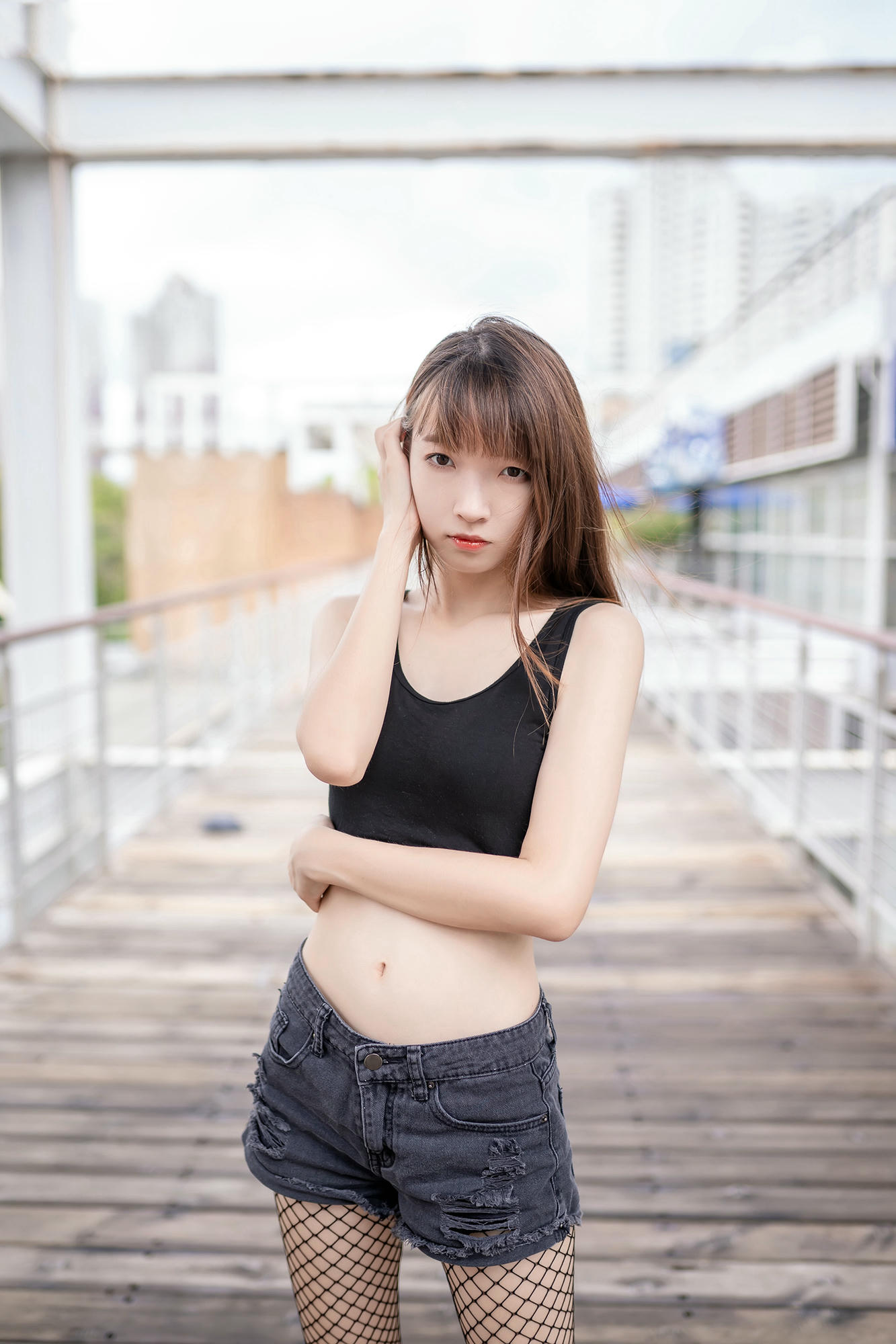 [喵糖映画] VOL.422 网袜少女[50P／280MB]_第2集