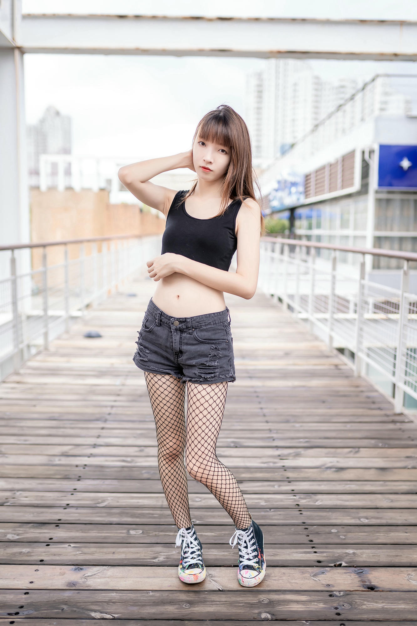 [喵糖映画] VOL.422 网袜少女[50P／280MB]_第2集