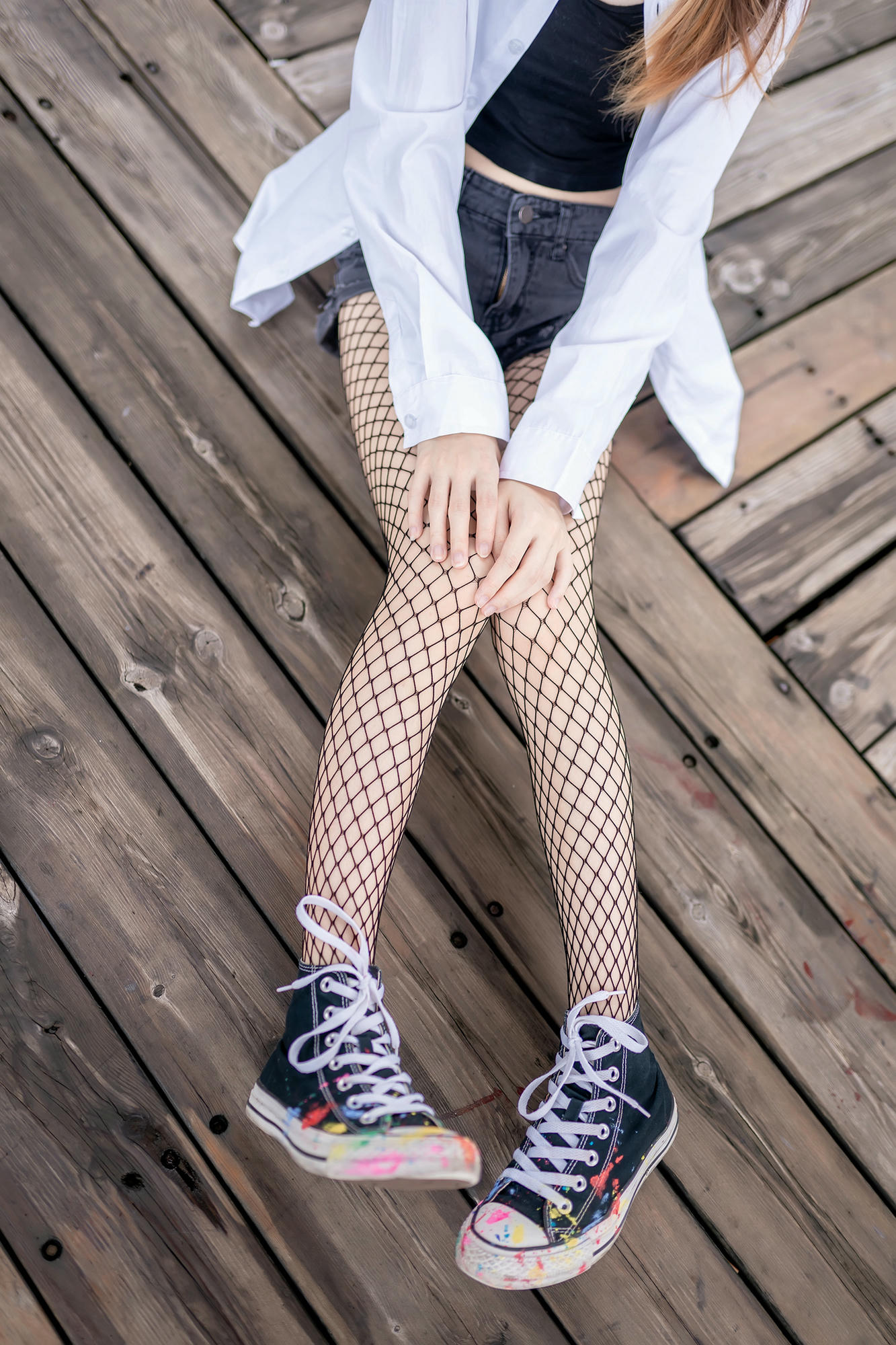 [喵糖映画] VOL.422 网袜少女[50P／280MB]_第1集