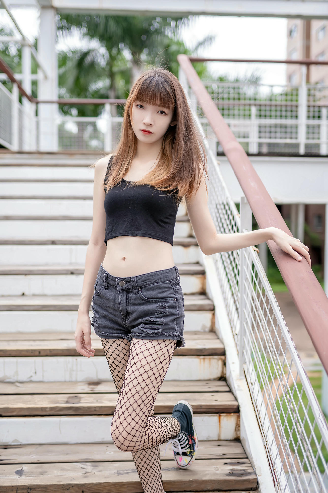 [喵糖映画] VOL.422 网袜少女[50P／280MB]_第3集