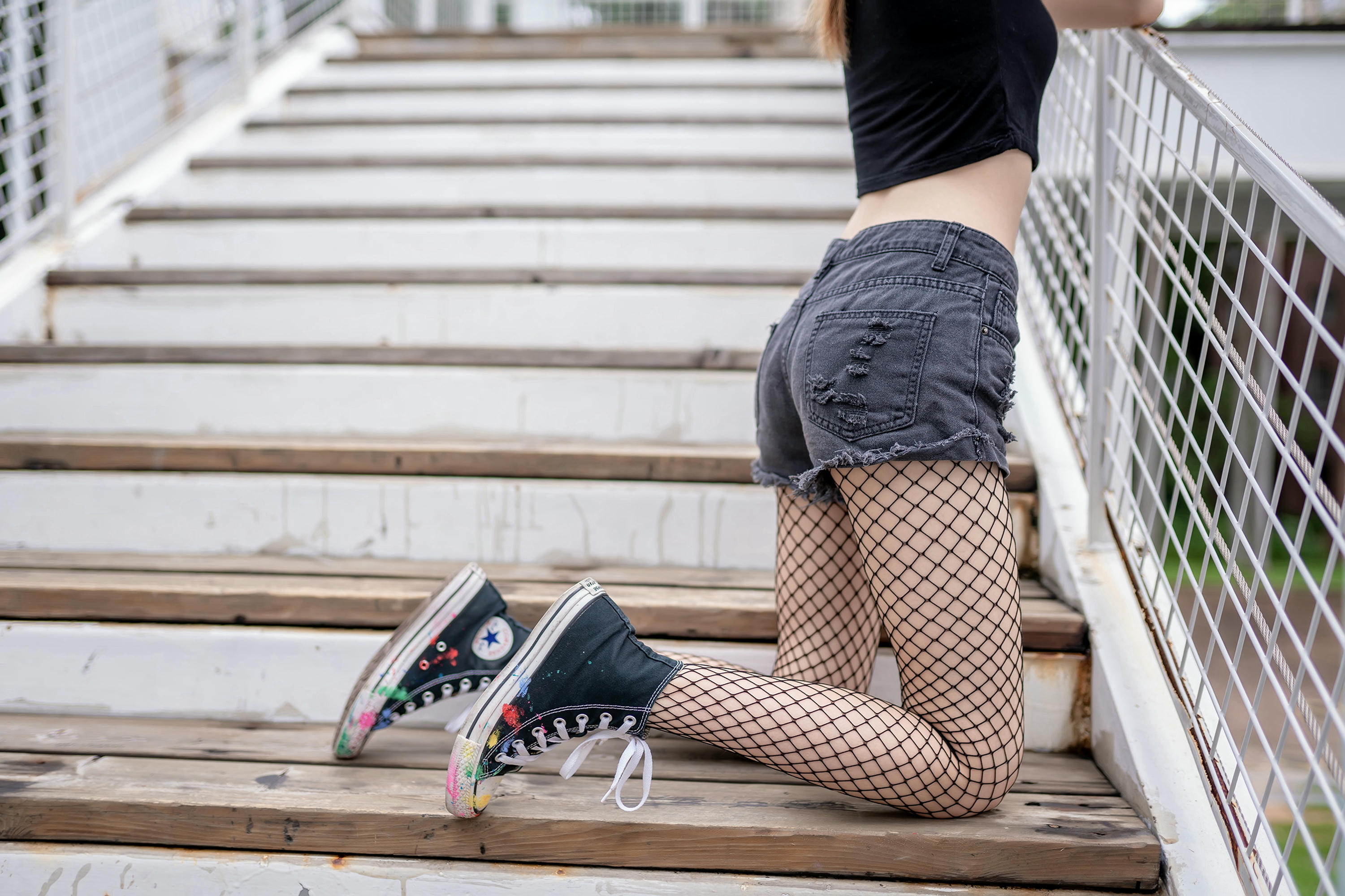 [喵糖映画] VOL.422 网袜少女[50P／280MB]_第3集