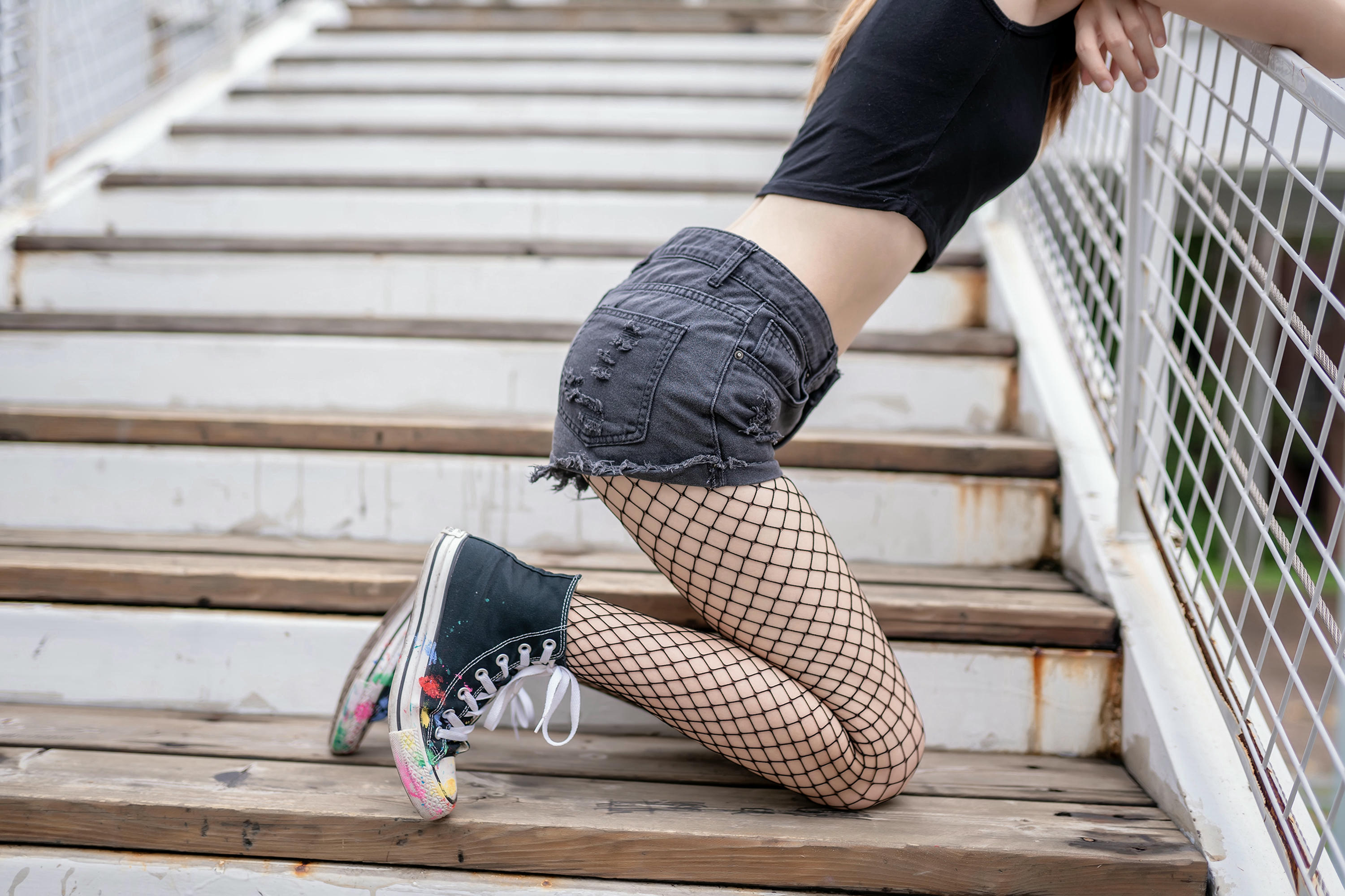 [喵糖映画] VOL.422 网袜少女[50P／280MB]_第3集