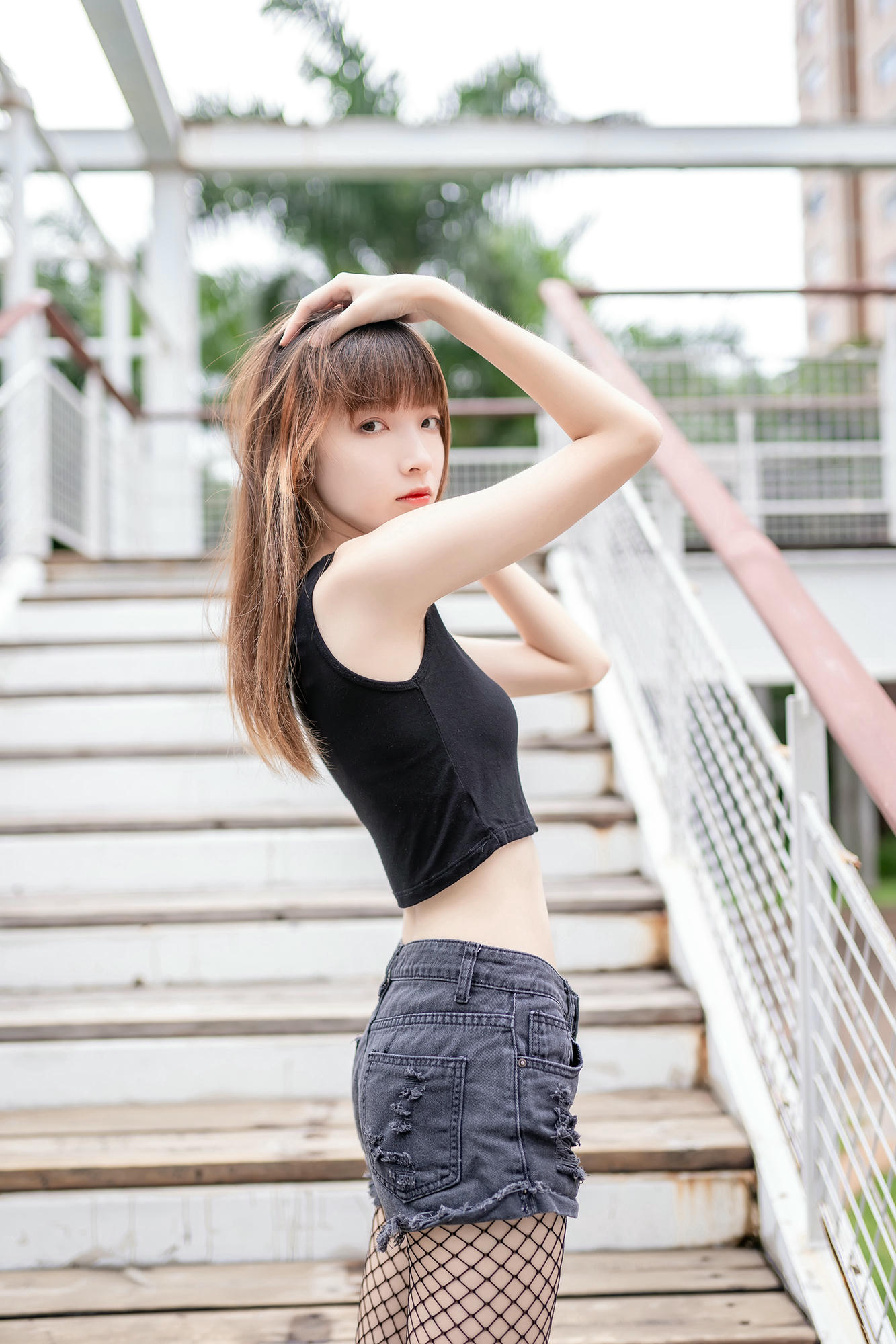 [喵糖映画] VOL.422 网袜少女[50P／280MB]_第3集