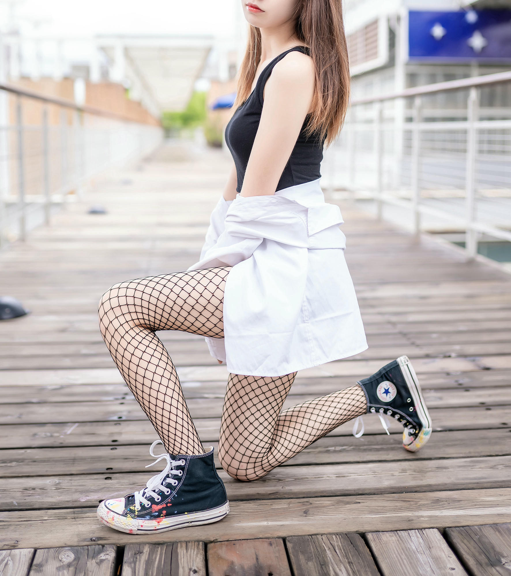 [喵糖映画] VOL.422 网袜少女[50P／280MB]_第1集