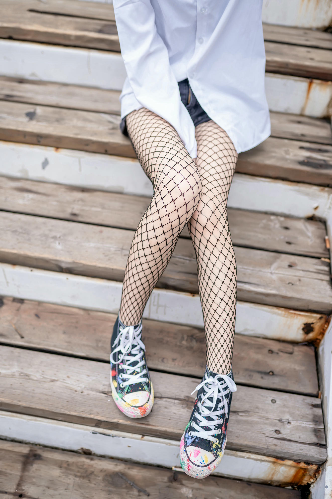 [喵糖映画] VOL.422 网袜少女[50P／280MB]_第1集