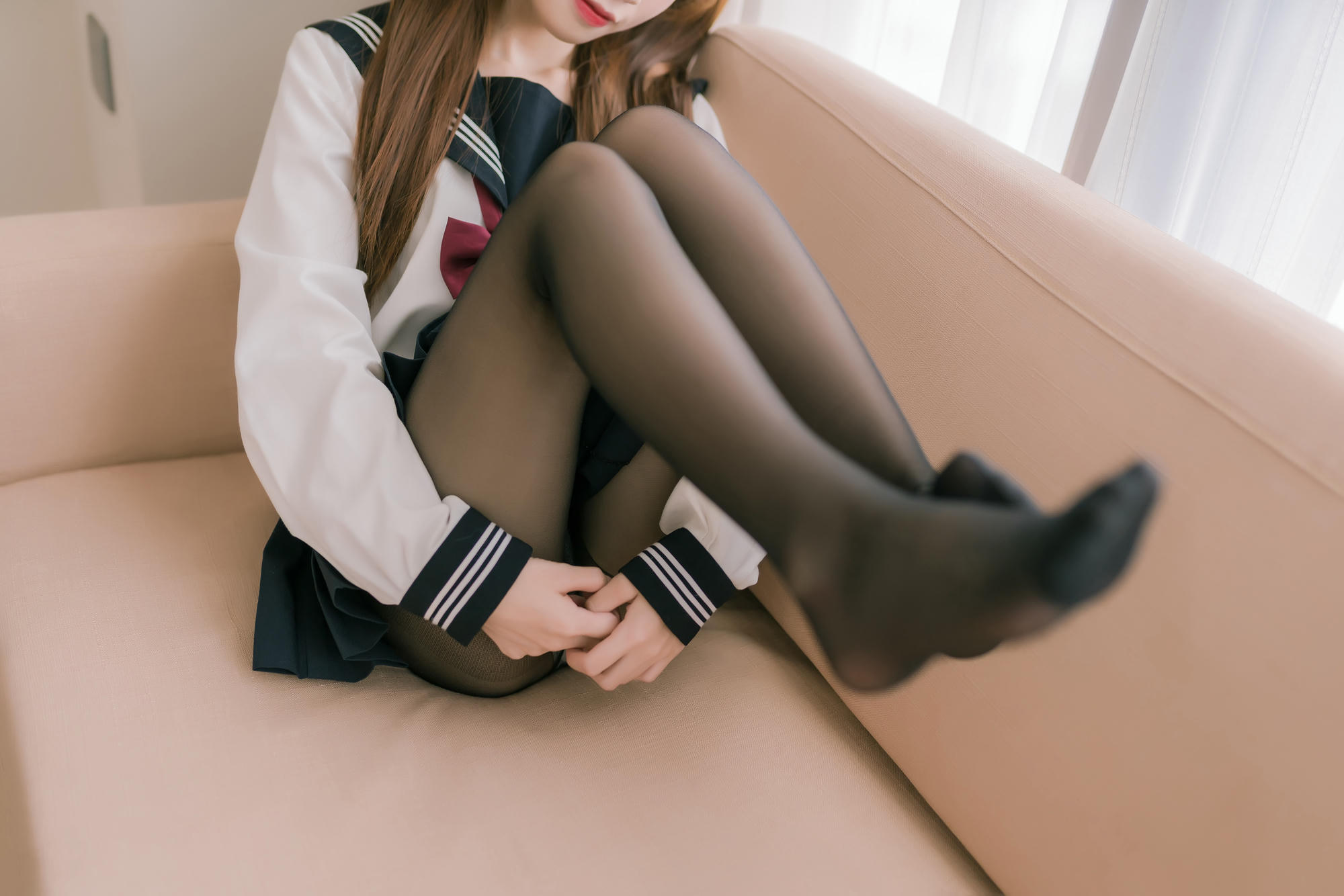 [喵糖映画] JKL.023 双马尾JK制服[40P／188MB]_第1集