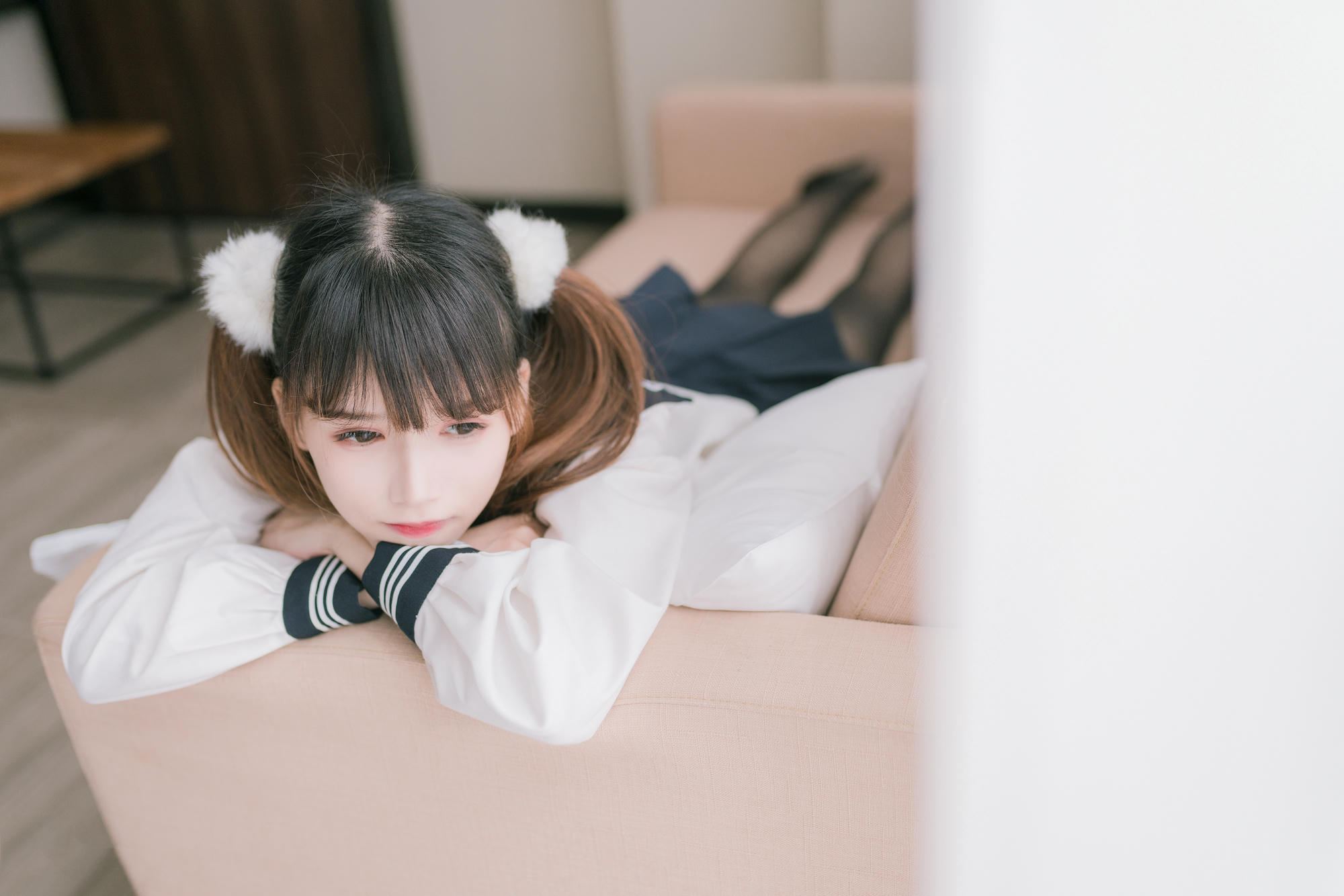 [喵糖映画] JKL.023 双马尾JK制服[40P／188MB]_第2集