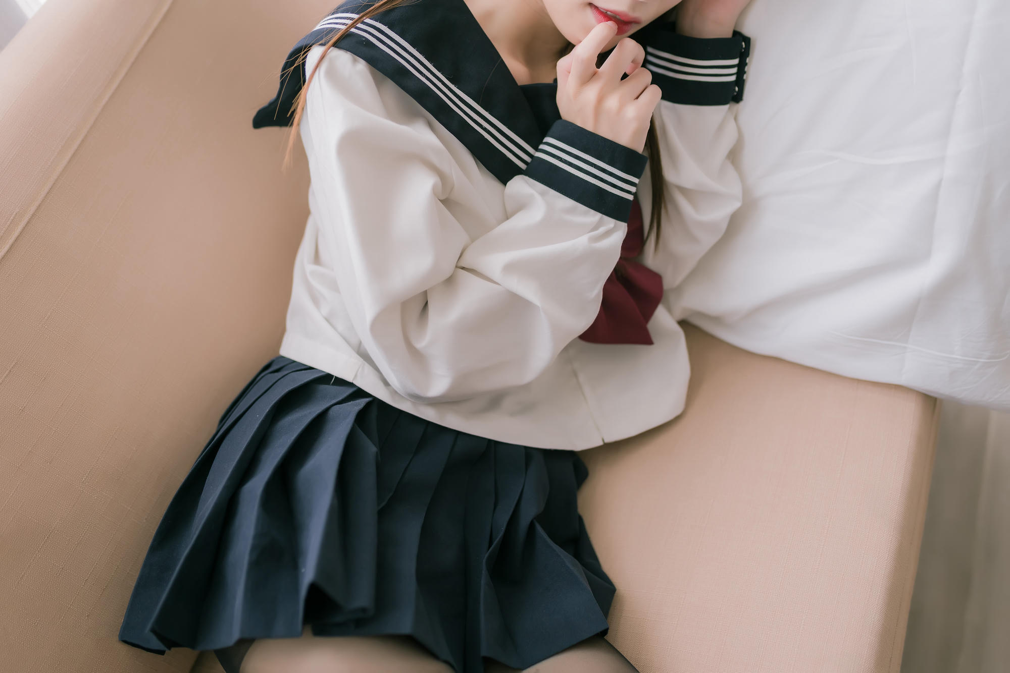 [喵糖映画] JKL.023 双马尾JK制服[40P／188MB]_第2集