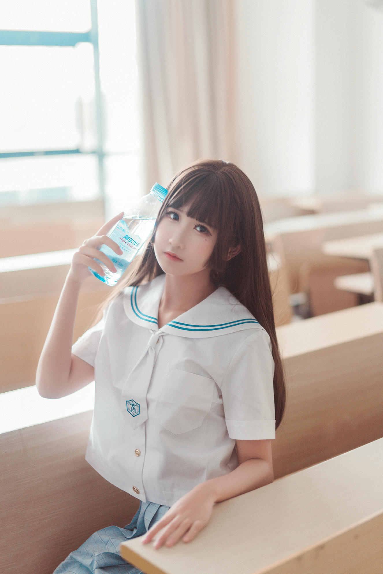 [喵糖映画]VOL.430 教室JK[32P／319MB]_第1集