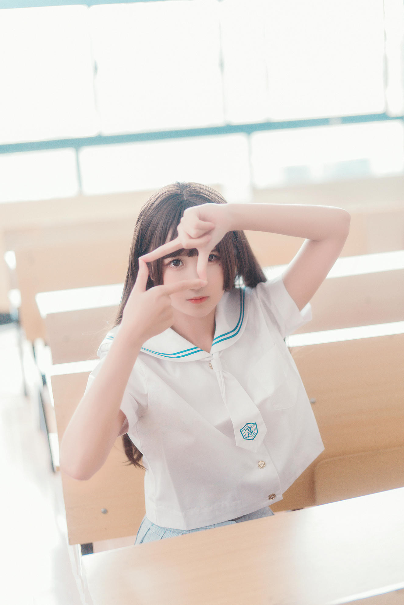 [喵糖映画]VOL.430 教室JK[32P／319MB]_第1集