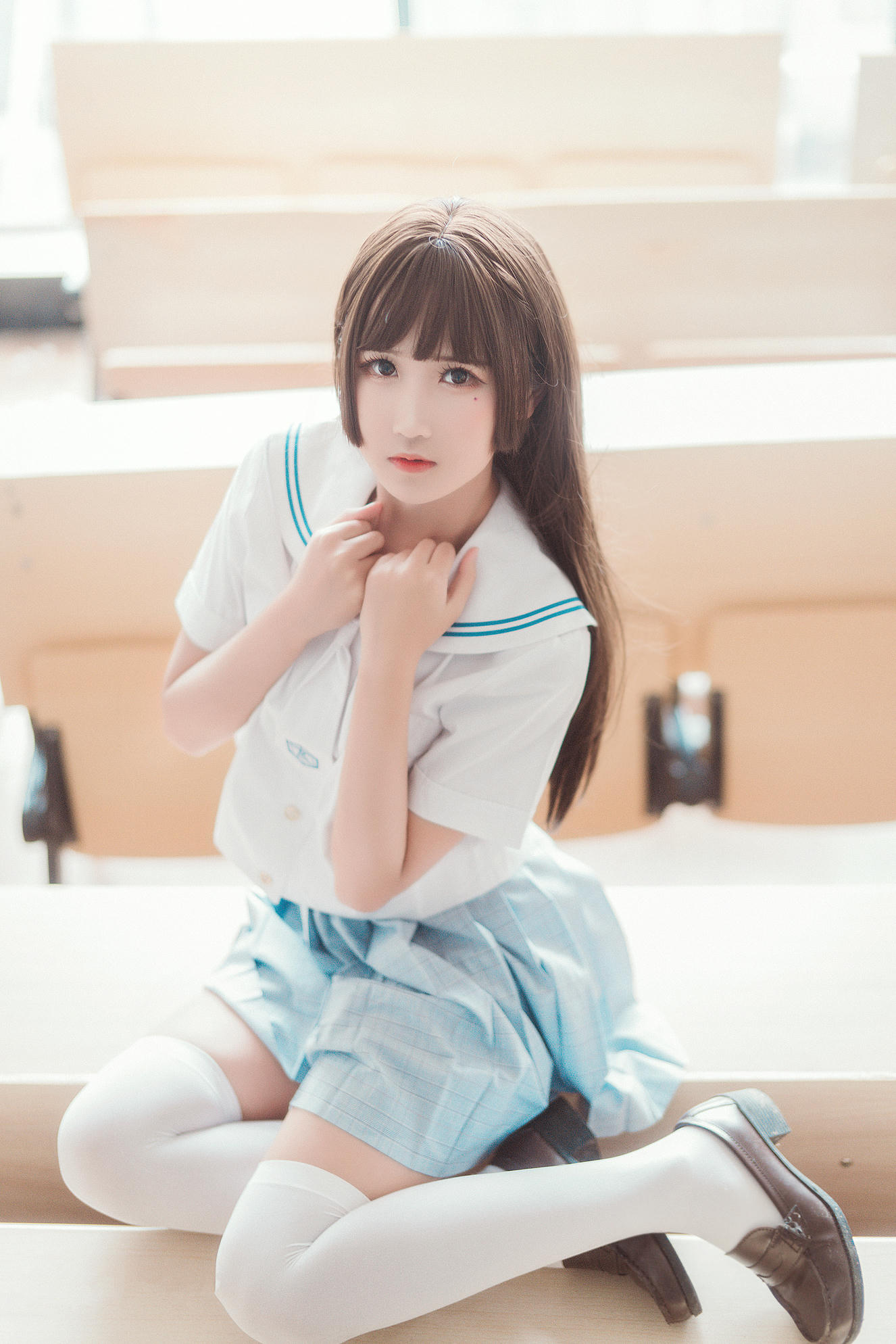 [喵糖映画]VOL.430 教室JK[32P／319MB]_第2集