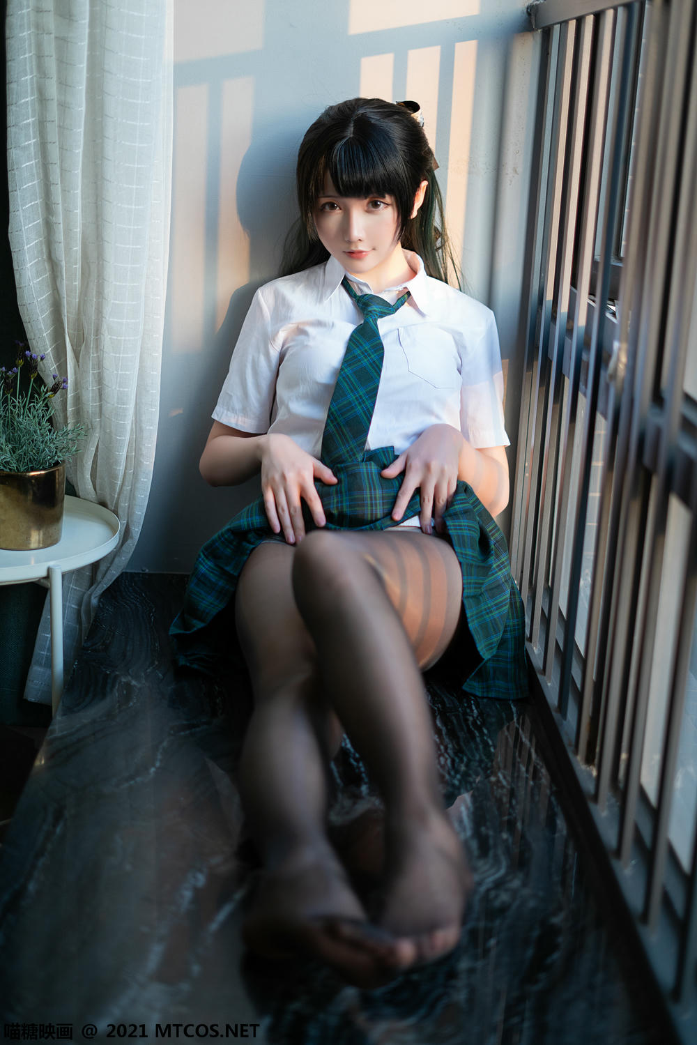 [喵糖映画]VOL.435 绿色JK[20P／90.4MB]_第1集