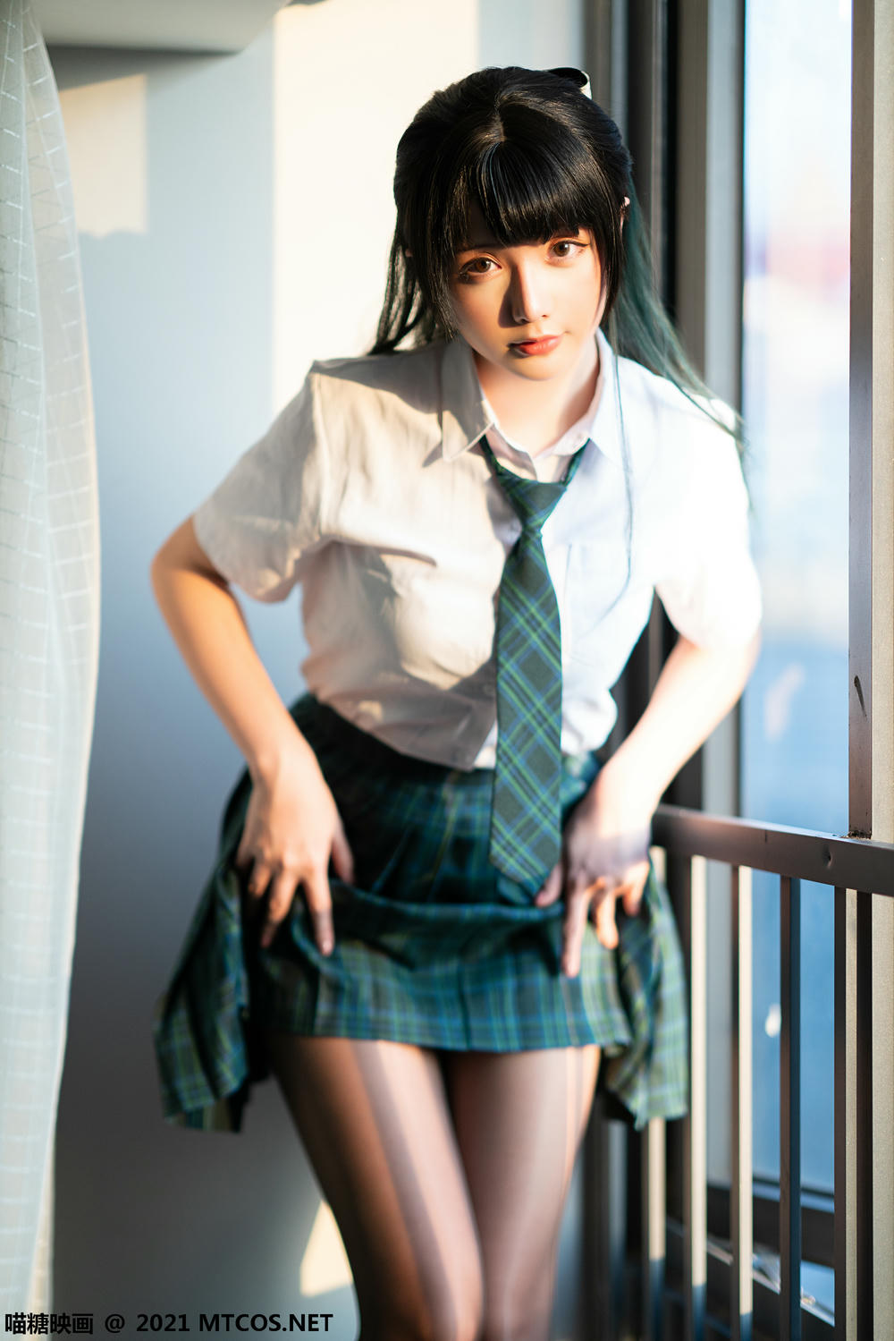 [喵糖映画]VOL.435 绿色JK[20P／90.4MB]_第1集