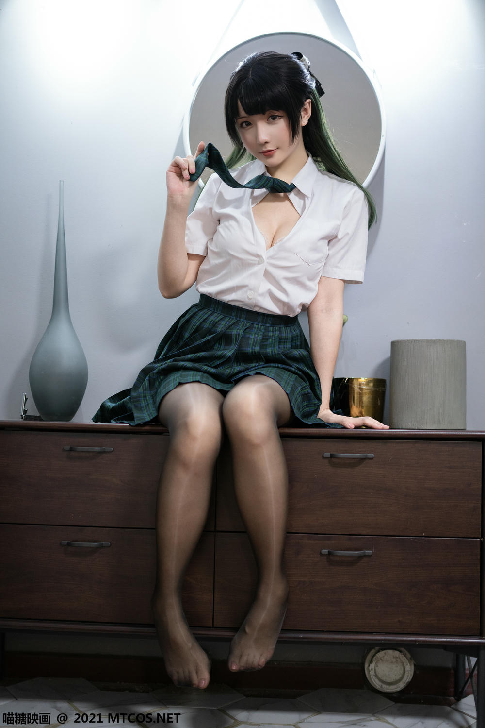 [喵糖映画]VOL.435 绿色JK[20P／90.4MB]_第1集