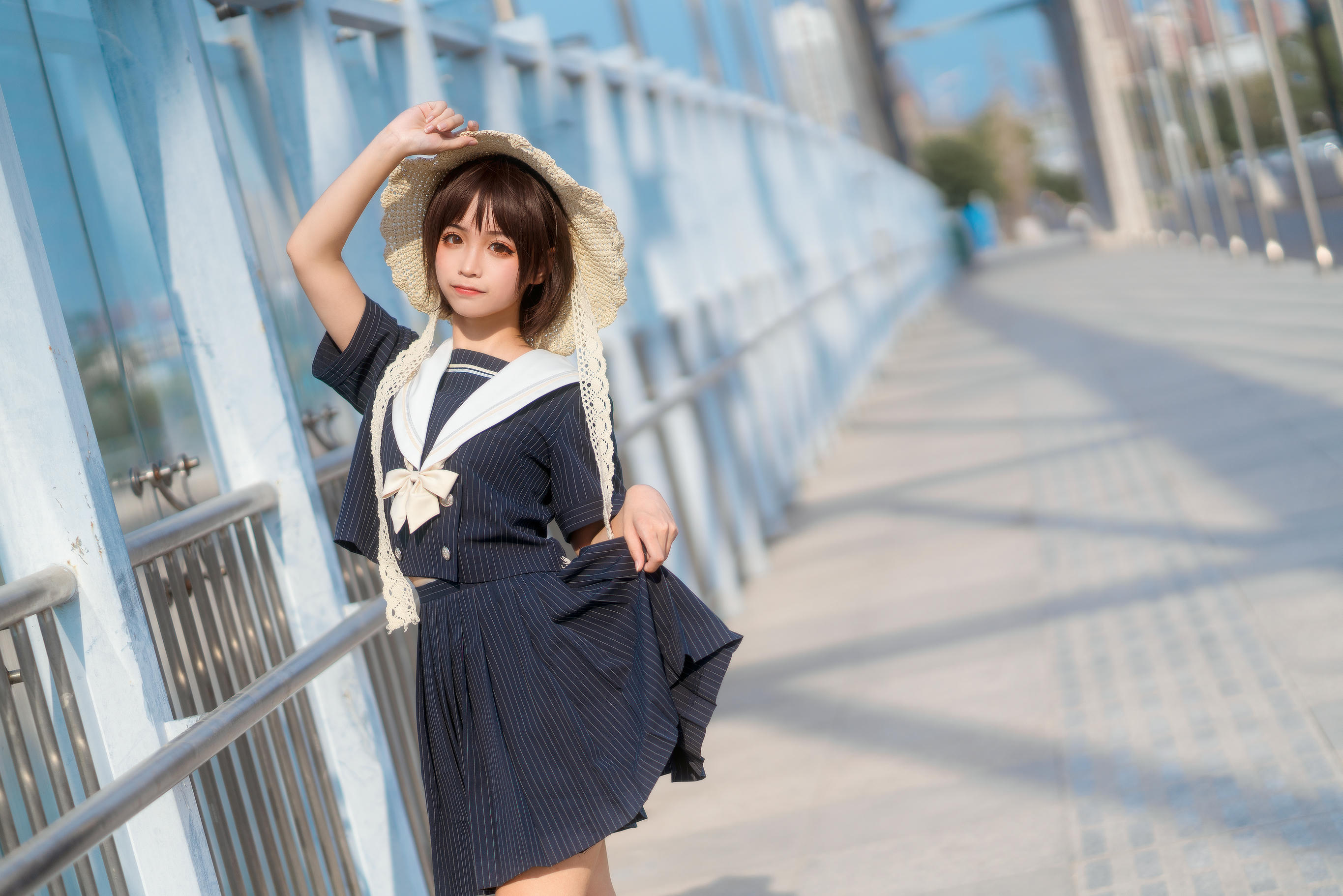 [喵糖映画] JKL.024 深蓝JK制服[40P／598MB]_第1集