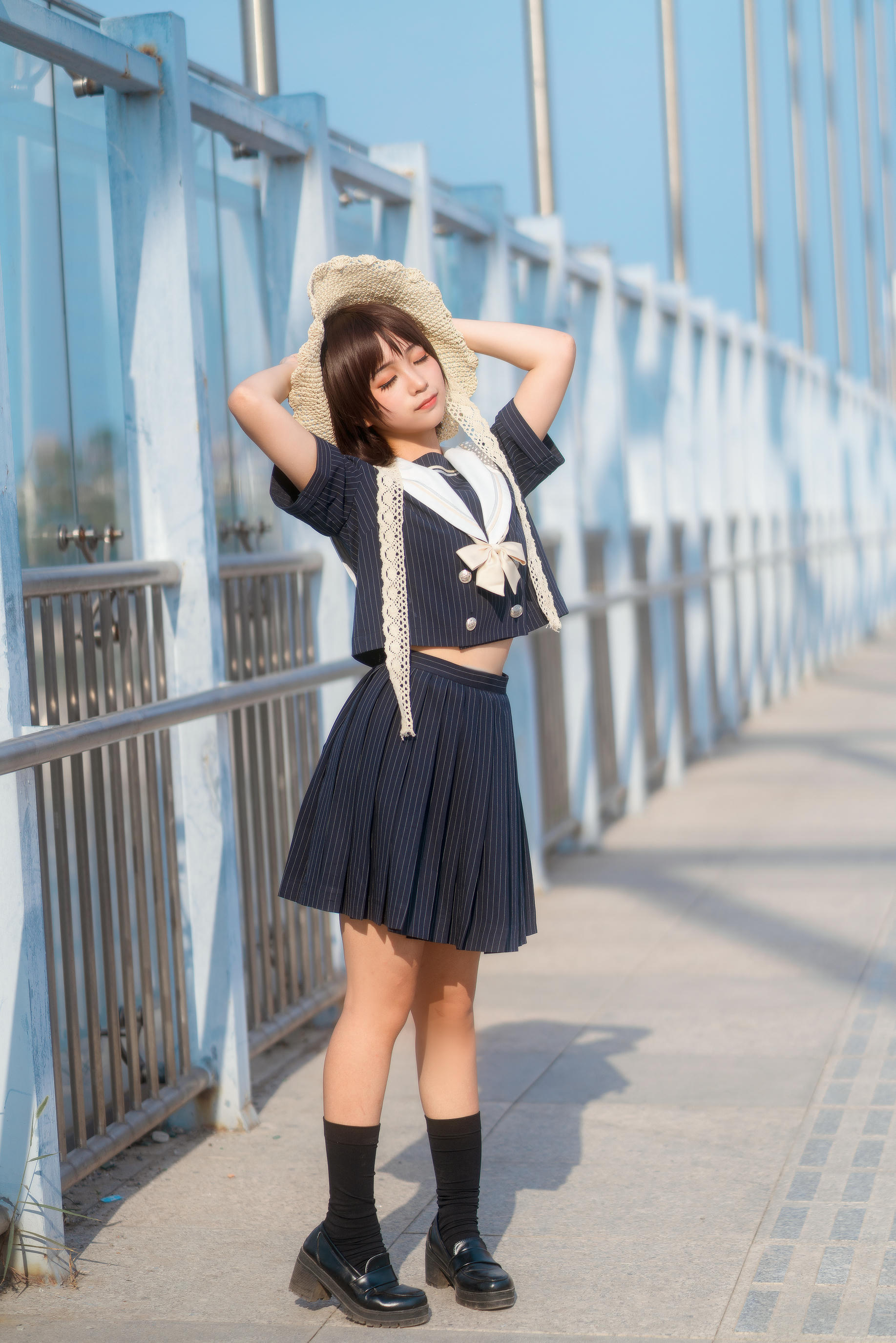 [喵糖映画] JKL.024 深蓝JK制服[40P／598MB]_第1集