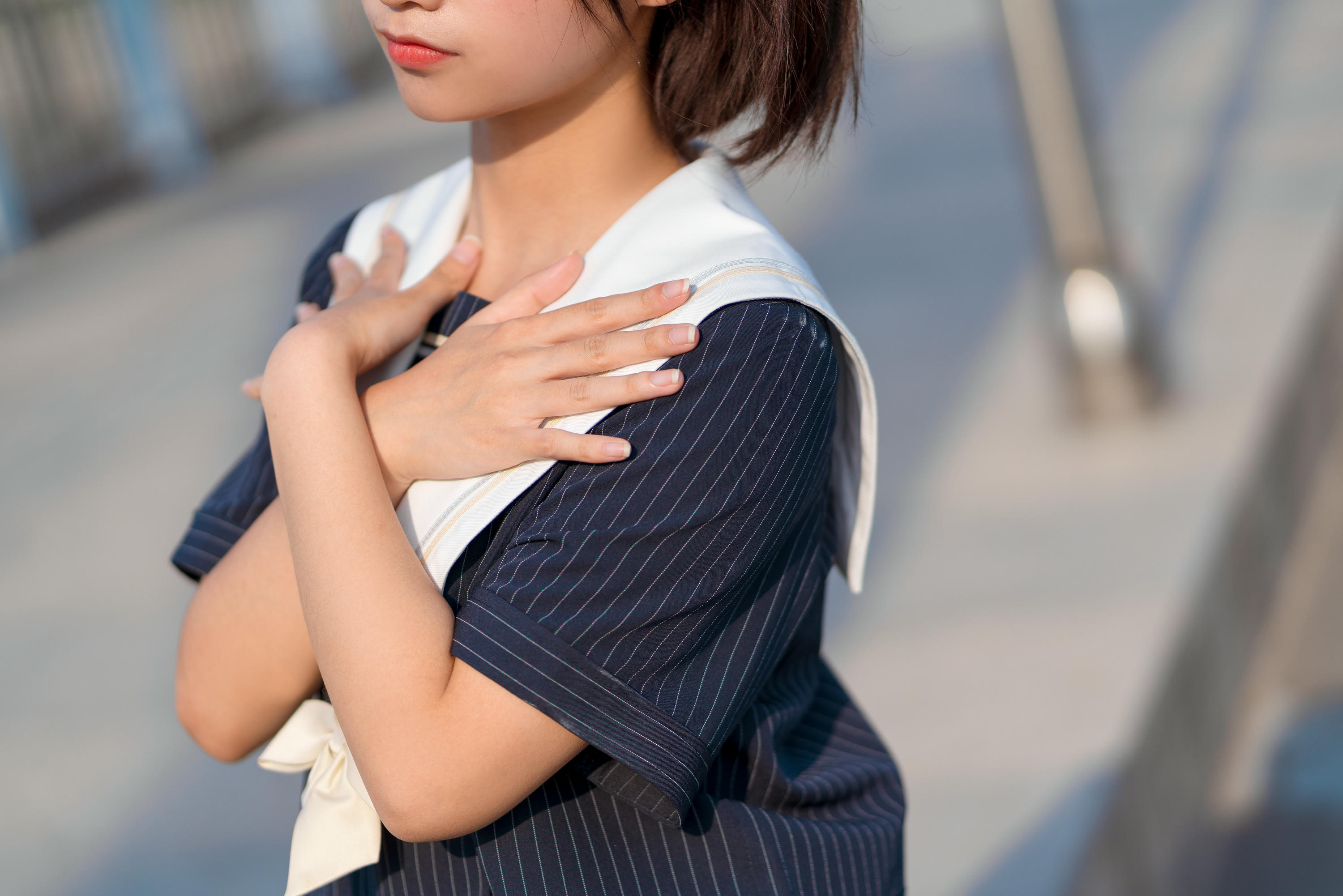 [喵糖映画] JKL.024 深蓝JK制服[40P／598MB]_第2集